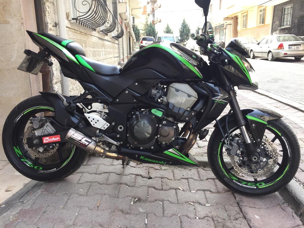 Kawasaki Z750 Orjinal Sticker Etiket Modeli