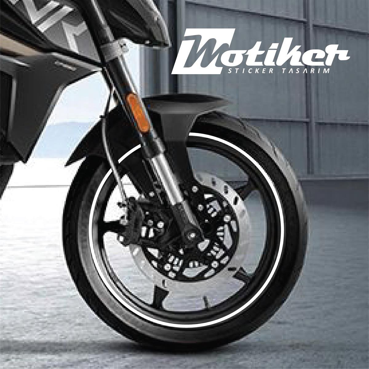 Kesiksiz Dış Motosiklet Jant Şerit 