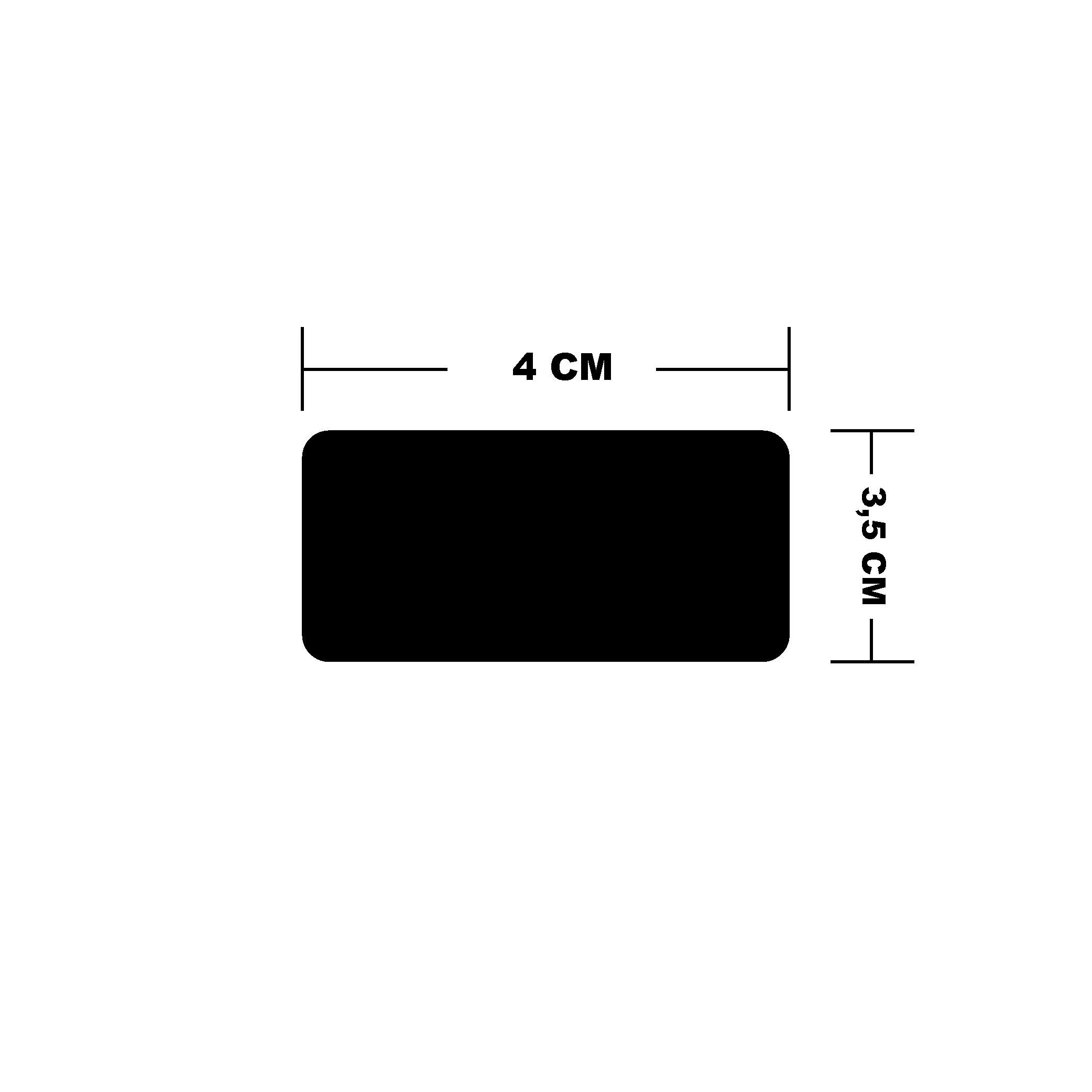 Reflective StickerKırmızı Reflective (Reflektif) 3'lü Dikdörtgen Sticker Paketi Otomobil Motosiklet Reflektif Parlayan Sticker Etiket Modeli