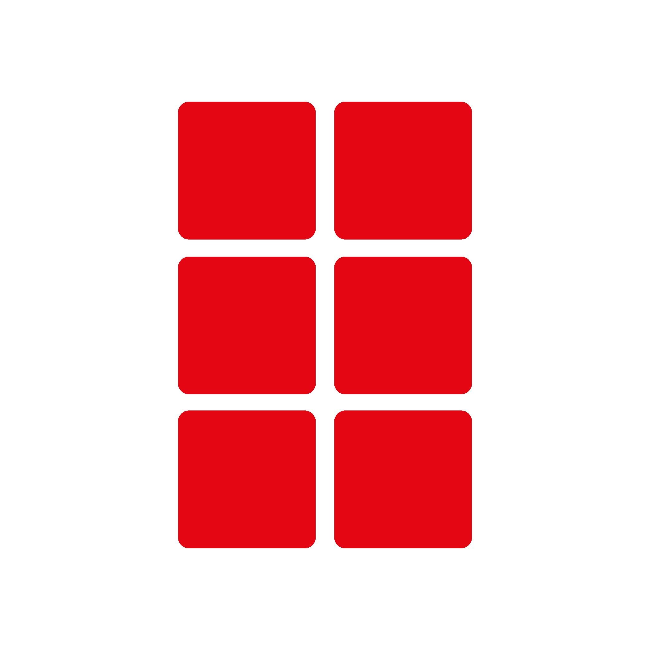 Reflective StickerKırmızı Reflective (Reflektif) 6'lı Kare Sticker Paketi Otomobil Motosiklet Reflektif Parlayan Sticker Etiket Modeli