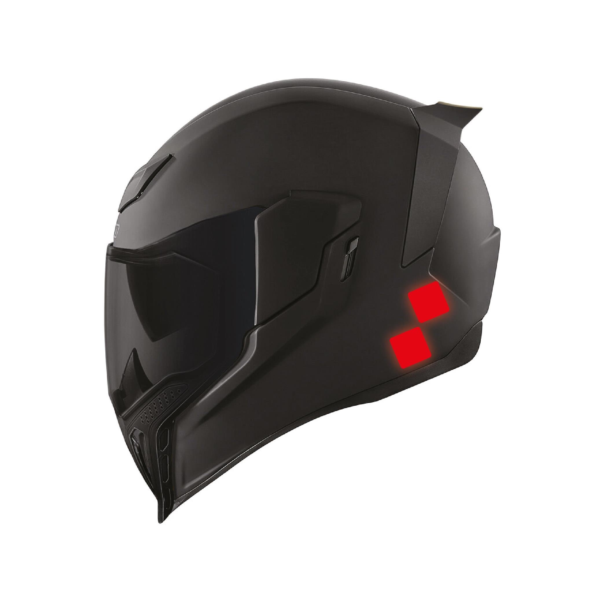 Reflective StickerKırmızı Reflective (Reflektif) 6'lı Kare Sticker Paketi Otomobil Motosiklet Reflektif Parlayan Sticker Etiket Modeli