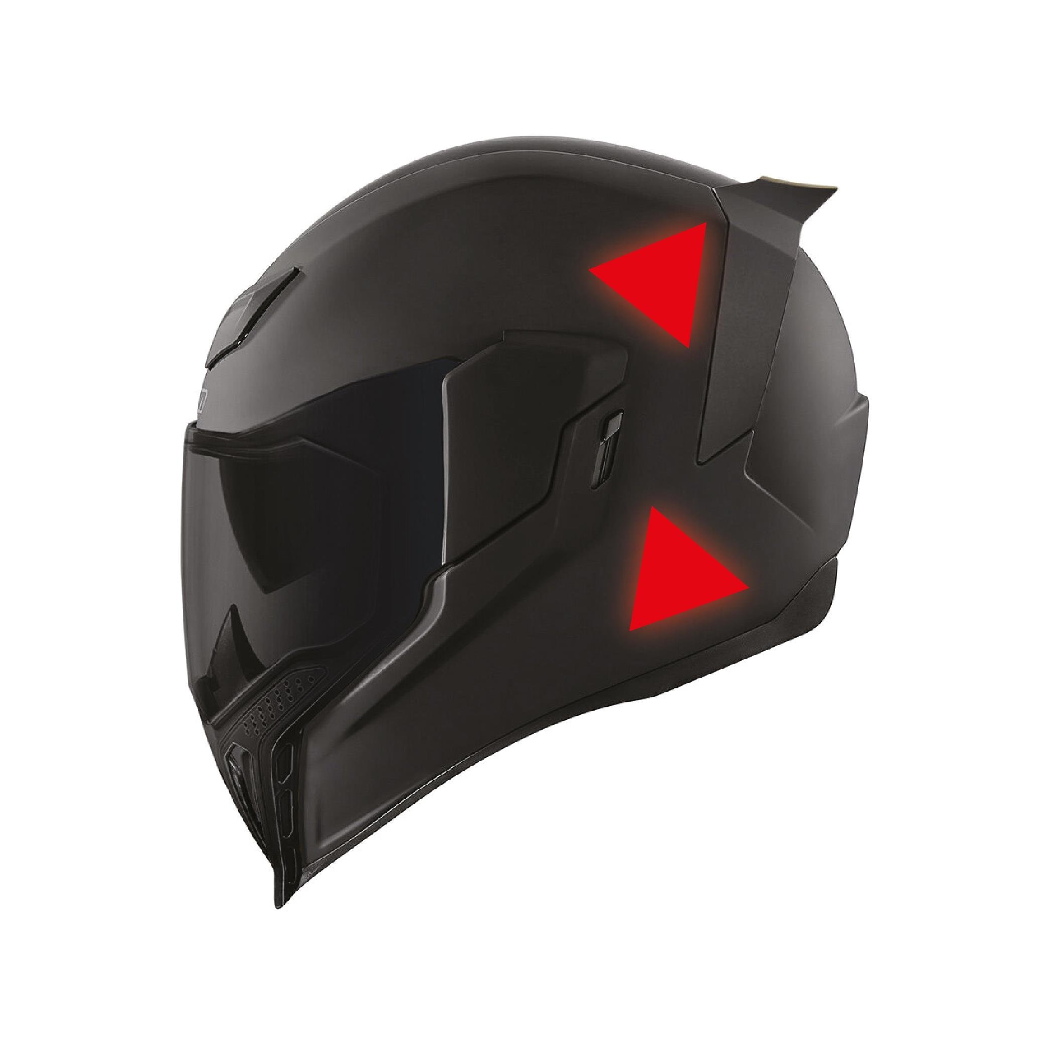 Reflective StickerKırmızı Reflective (Reflektif) Üçgen Sticker Paketi 9'lu Otomobil Motosiklet Reflektif Parlayan Sticker Etiket Modeli