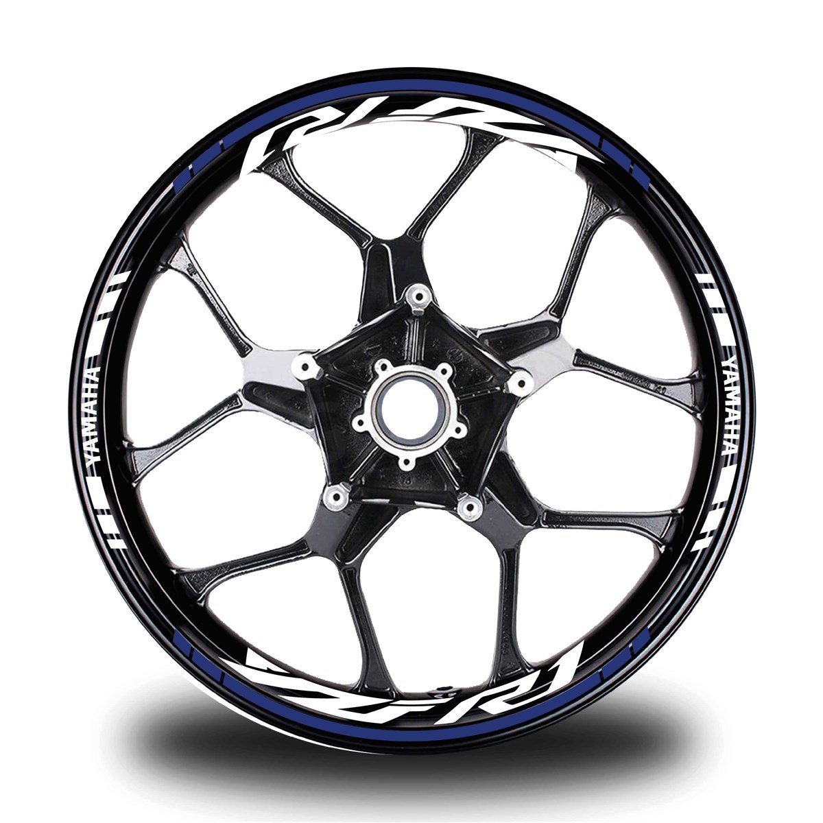 Kırmızı Yamaha R1 Takım Jant Sticker Etiket