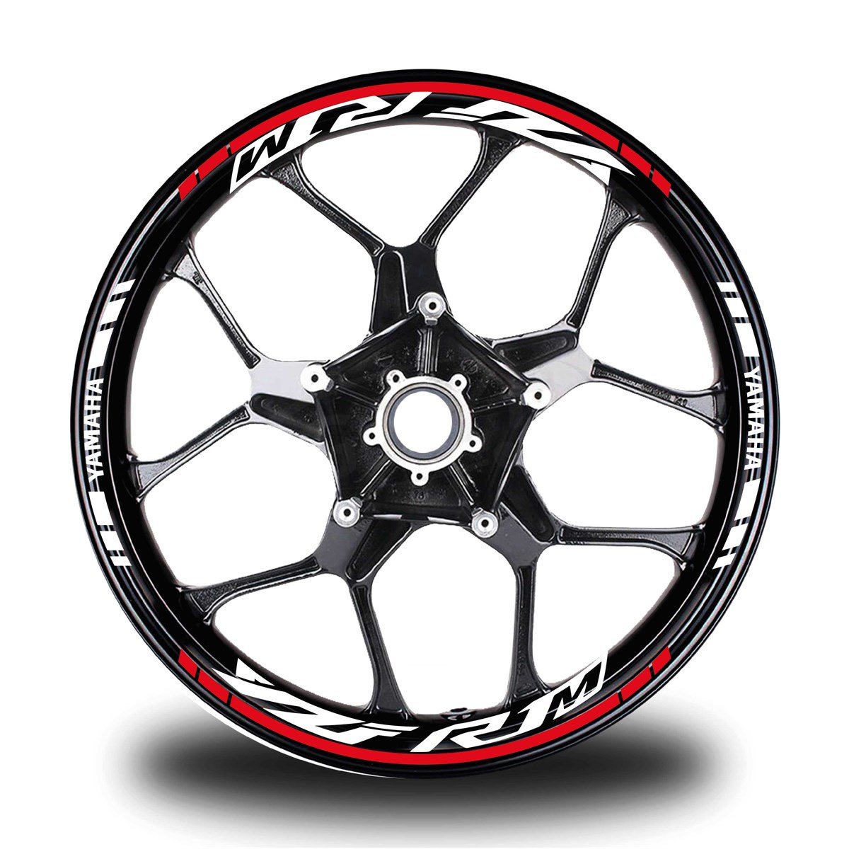 Kırmızı Yamaha R1M Takım Jant Sticker Etiket