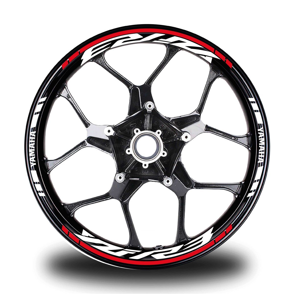 Kırmızı Yamaha YZF R3 Takım Jant Sticker Etiket