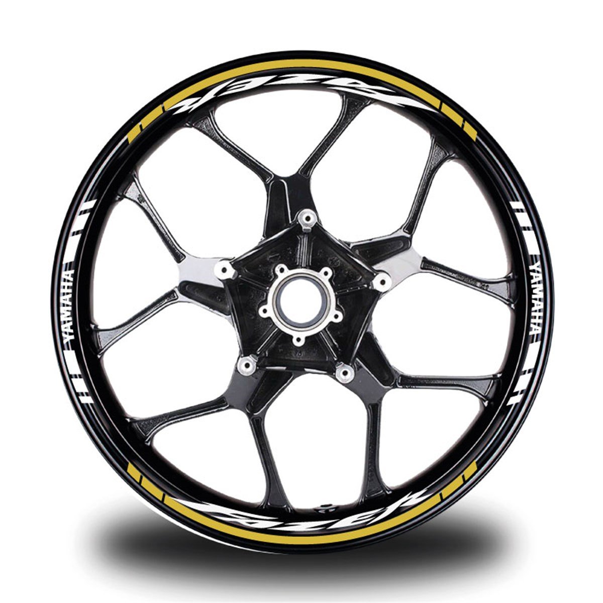 Koyu Sarı Fazer Takım Jant Sticker Etiket 