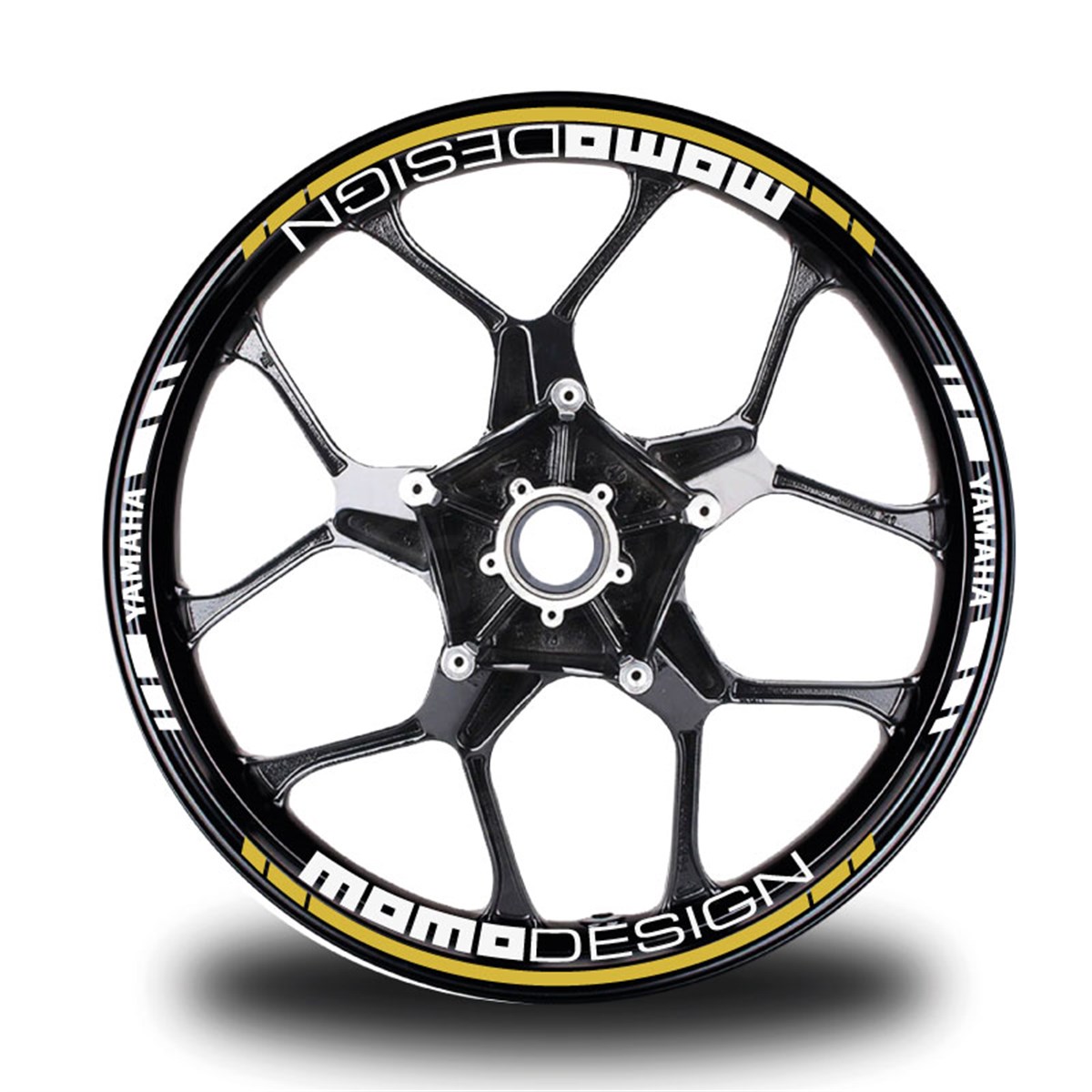 Koyu Sarı Momodesing Takım Jant Sticker Etiket 