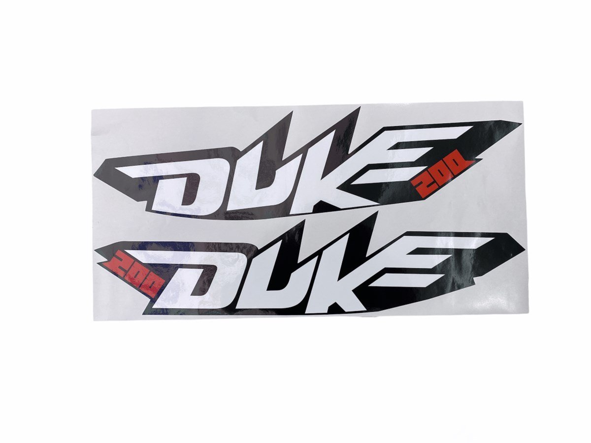Ktm Duke 200 Depo Sticker Etiket Takım Modeli
