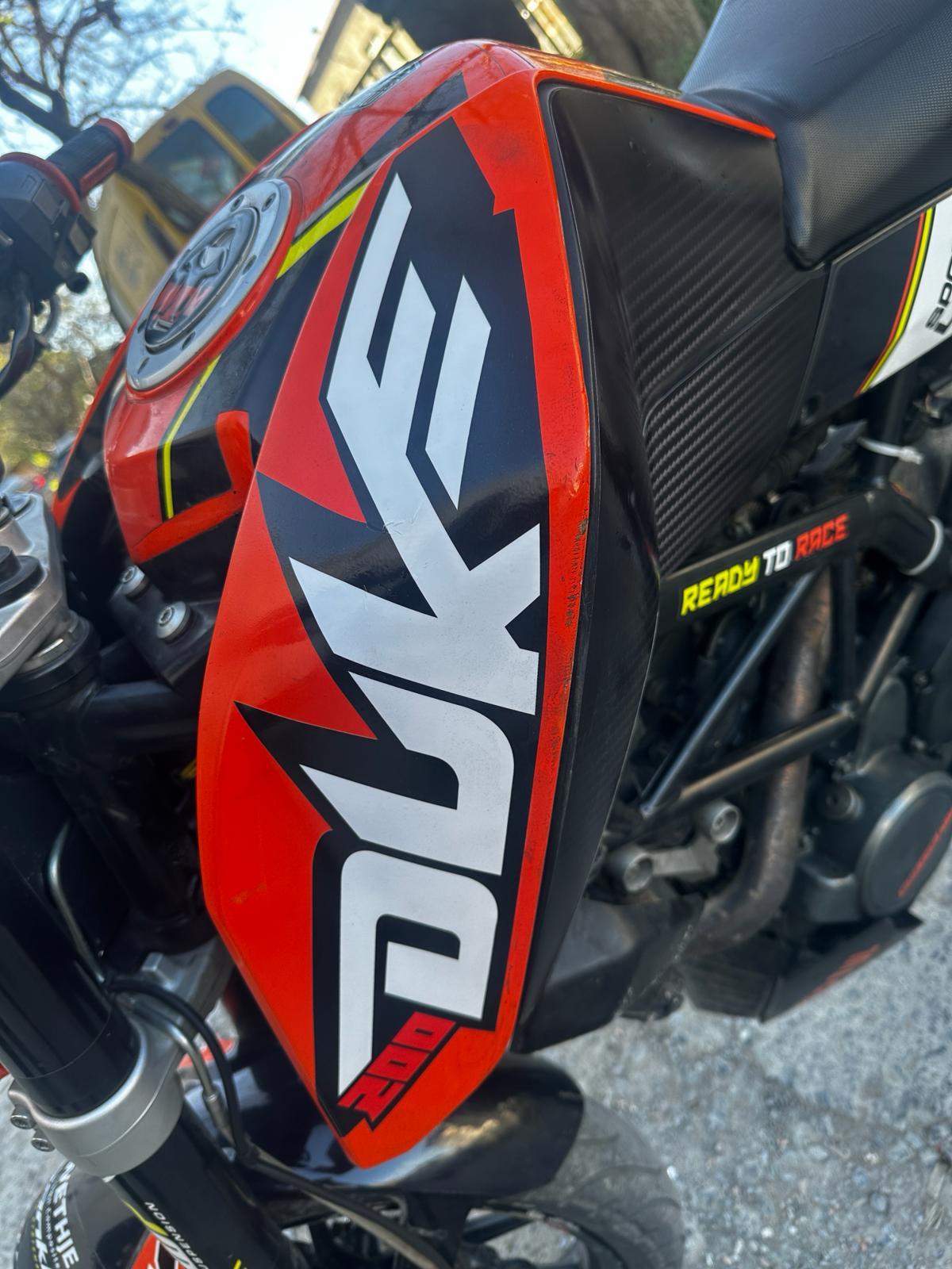 DUKE 200Ktm Duke 200 Depo Sticker Etiket Takım Modeli