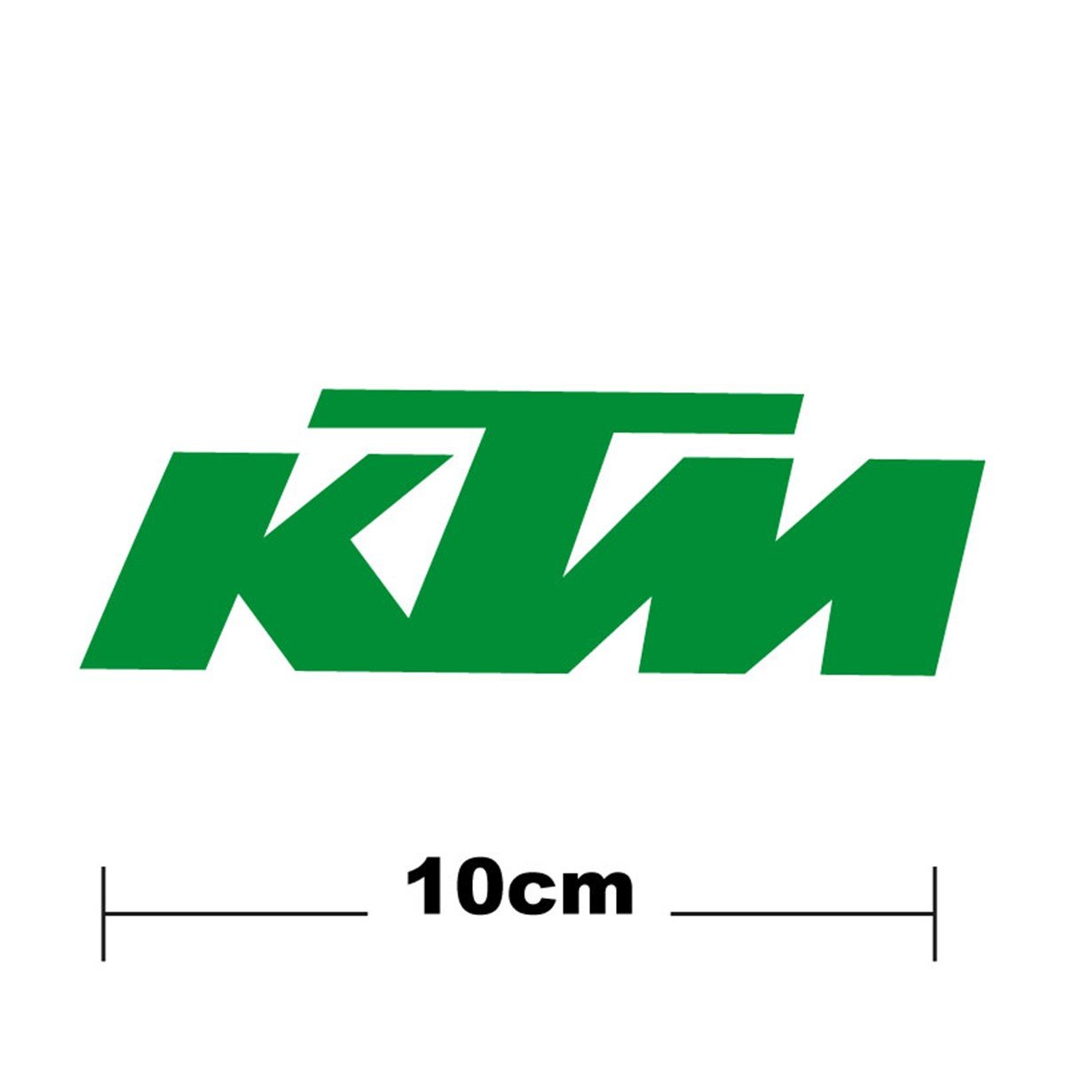 KTM Logo Yazı Sticker Etiket Tek Renk