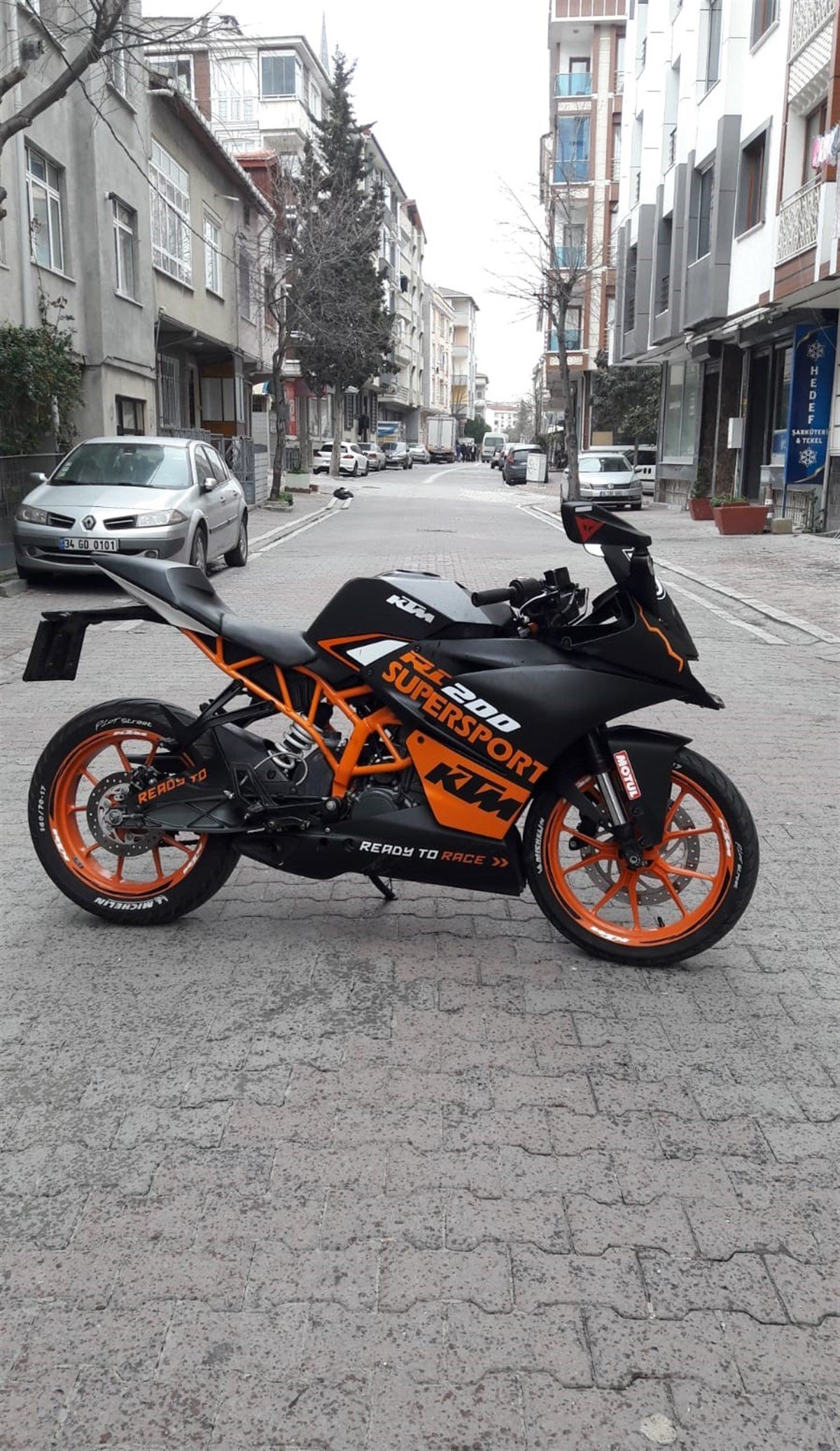 KTM RC SUPER SPORT MODELİ  STICKER ETIKET 