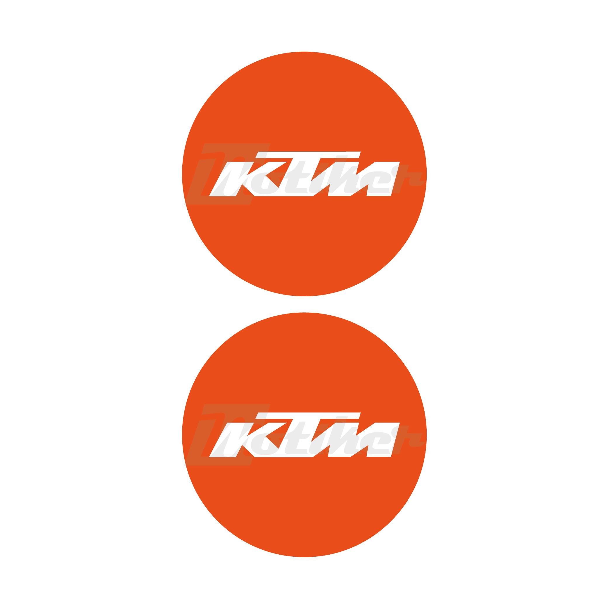 Takoz Damla StickerKTM Yazılı Koruma Takozu Motosiklet Damla Sticker Modeli Turuncu