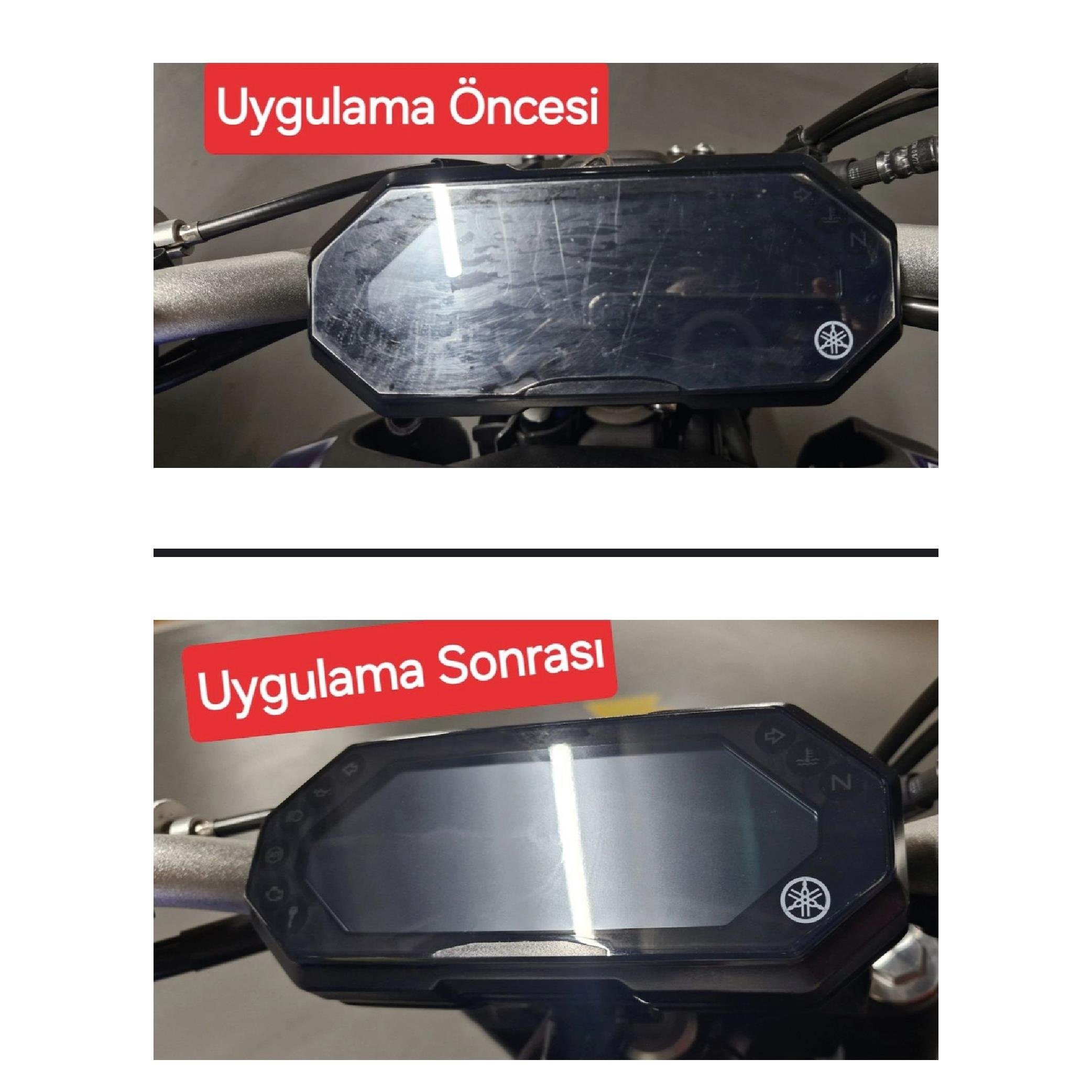 Diğer KYMCO Dink-R150 Motosiklet Ekran Km Koruyucu