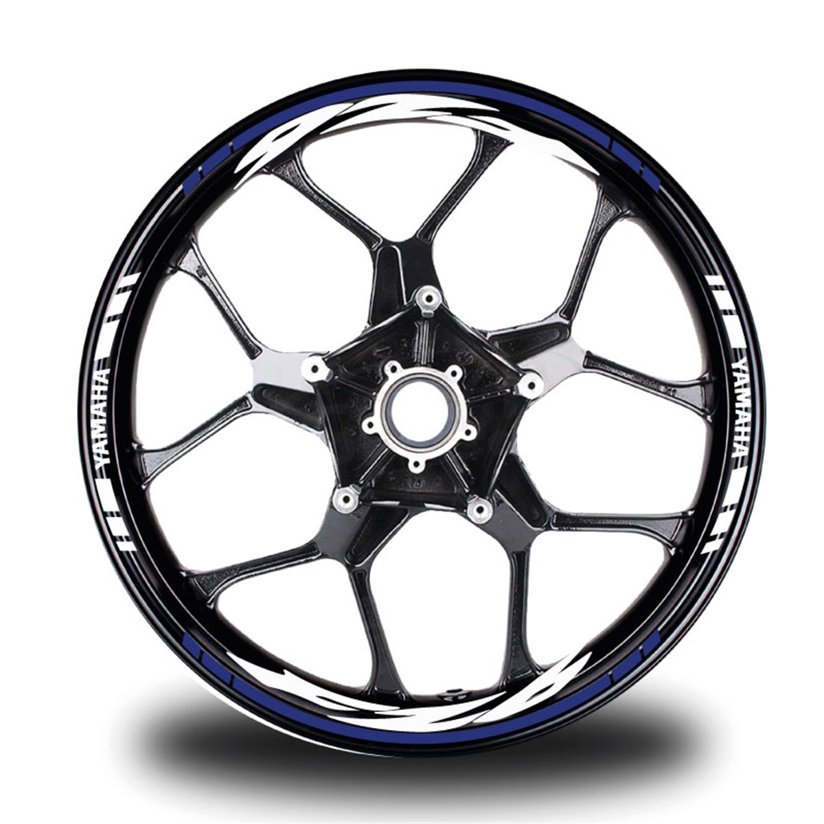 Lacivert FZ6 Takım Jant Sticker Etiket 