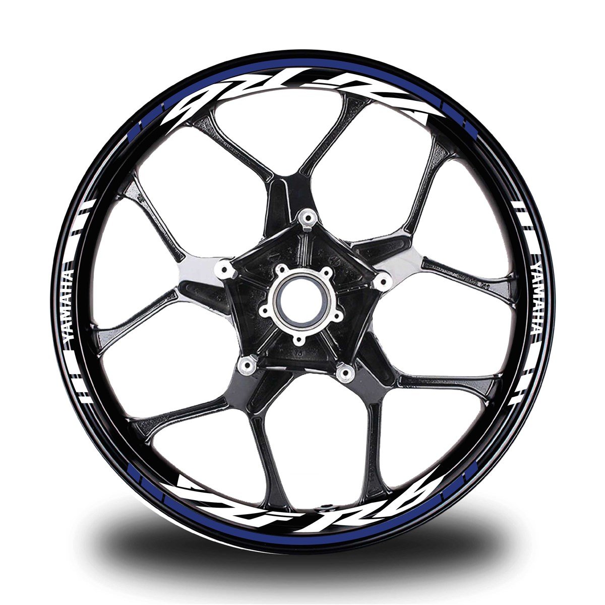 Lacivert Yamaha R6 SP Takım Jant Sticker Etiket 