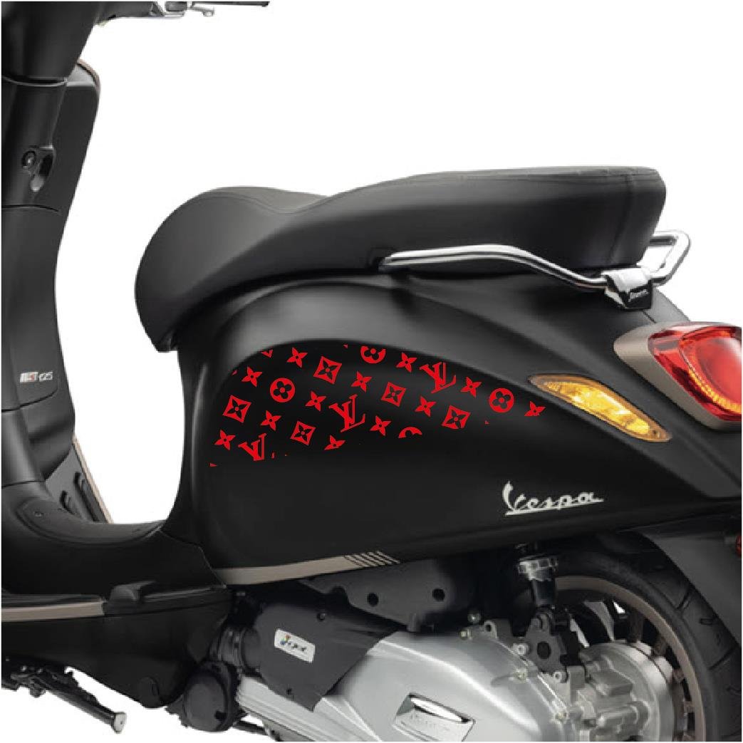 MARKALARLV 25x25cm Folyo Kesim Evrensel Desen Kaplama Kırmızı