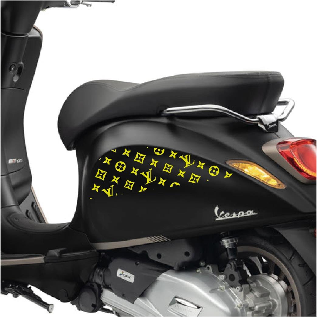 MARKALARLV 25x25cm Folyo Kesim Evrensel Desen Kaplama Neon Sarı (Yeşil)