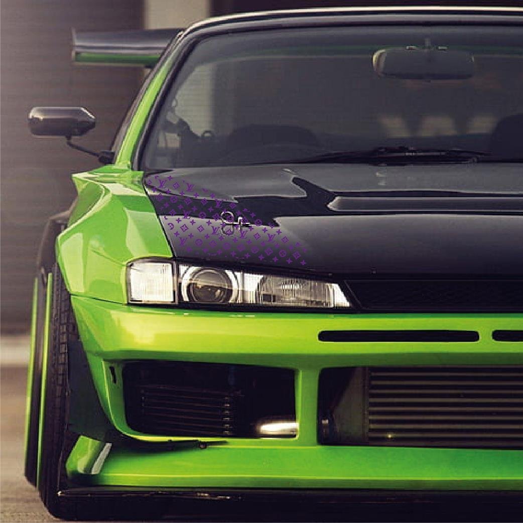 MARKALARLV 25x25cm Folyo Kesim Evrensel Desen Kaplama Mor