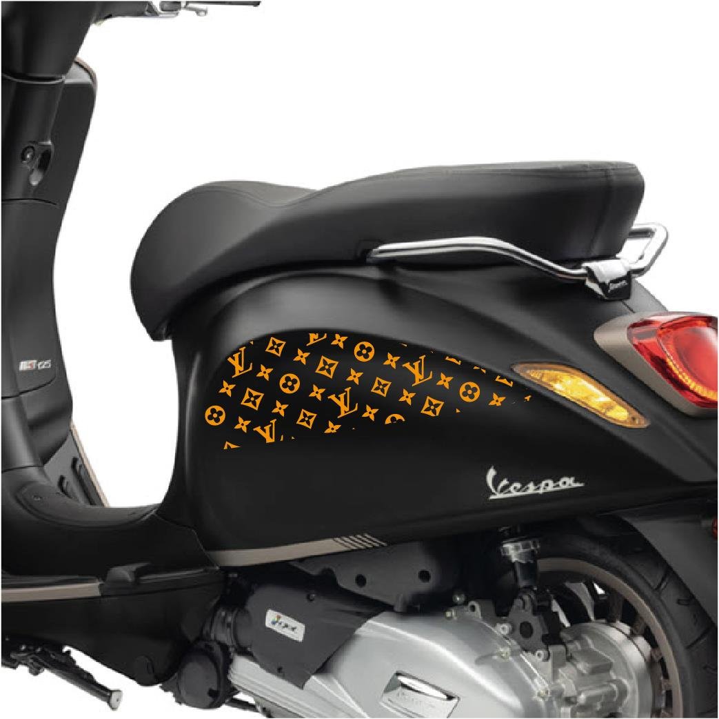 MARKALARLV 25x25cm Folyo Kesim Evrensel Desen Kaplama Turuncu