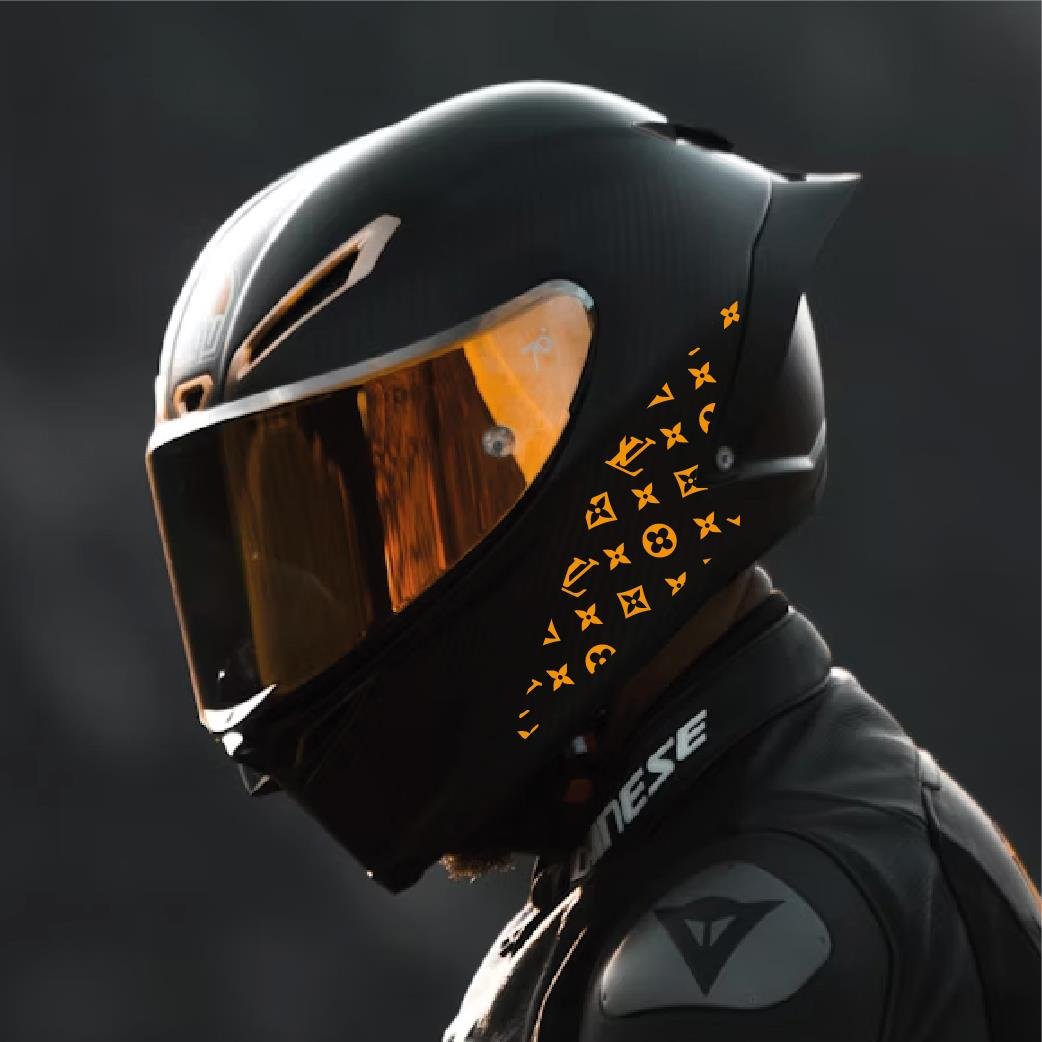 MARKALARLV 25x25cm Folyo Kesim Evrensel Desen Kaplama Turuncu