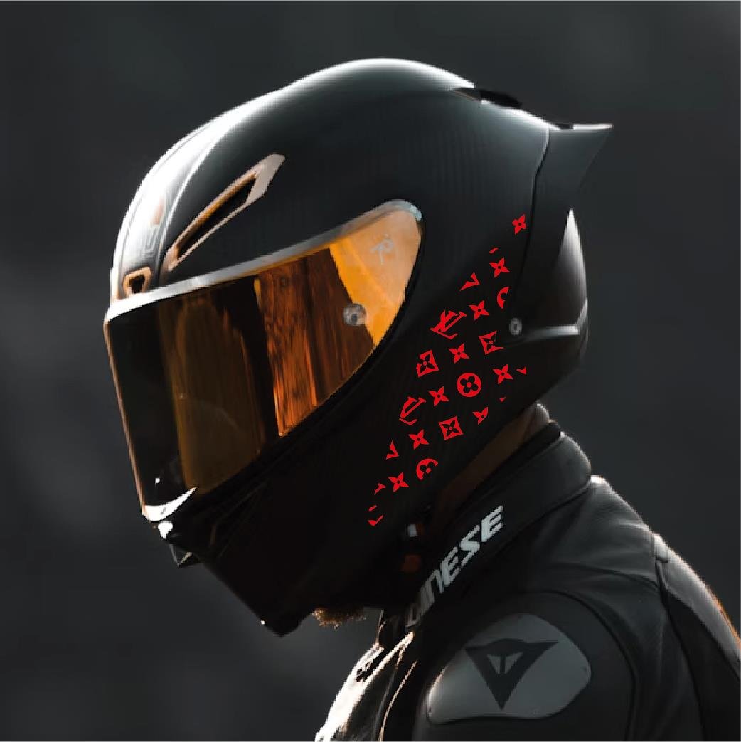 MARKALARLV 25x25cm Folyo Kesim Evrensel Desen Kaplama Kırmızı