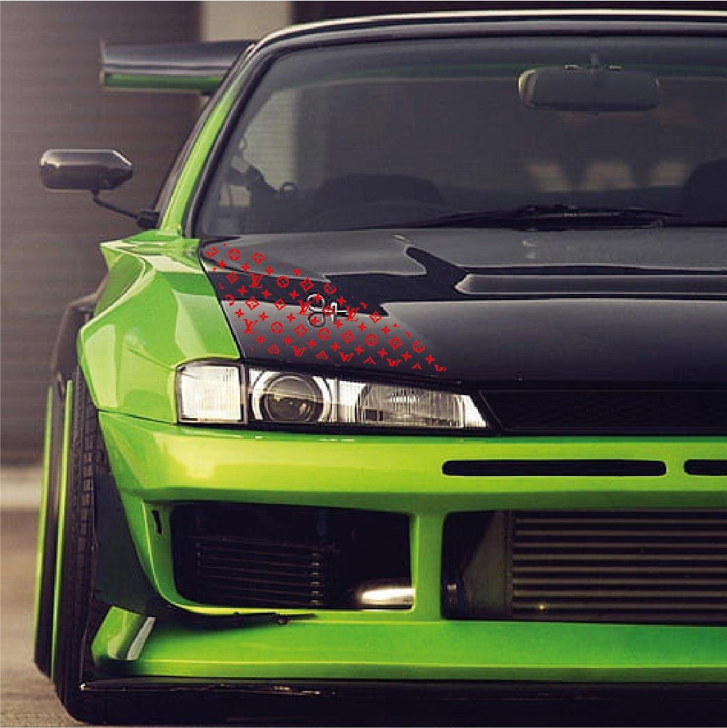 MARKALARLV 25x25cm Folyo Kesim Evrensel Desen Kaplama Kırmızı