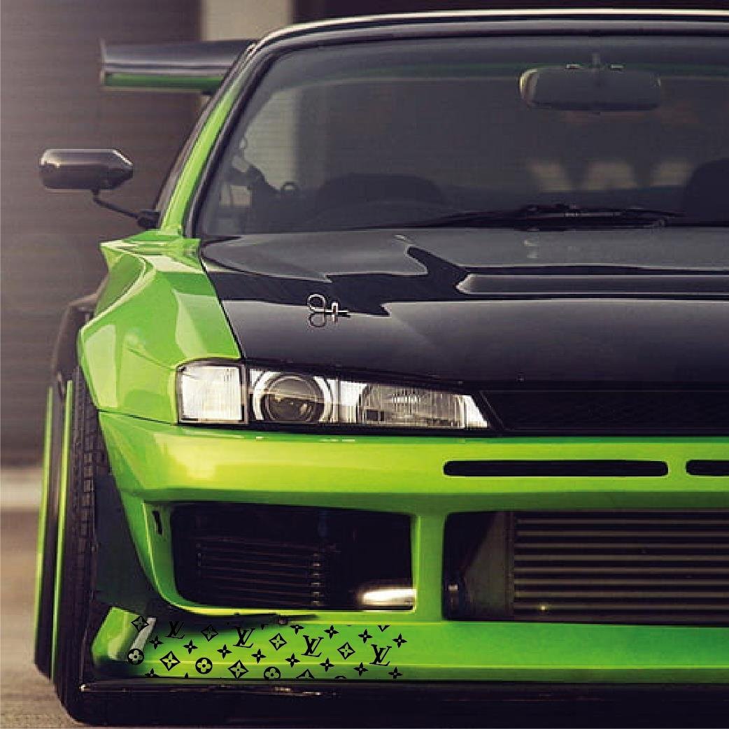 MARKALARLV 25x25cm Folyo Kesim Evrensel Desen Kaplama Siyah  