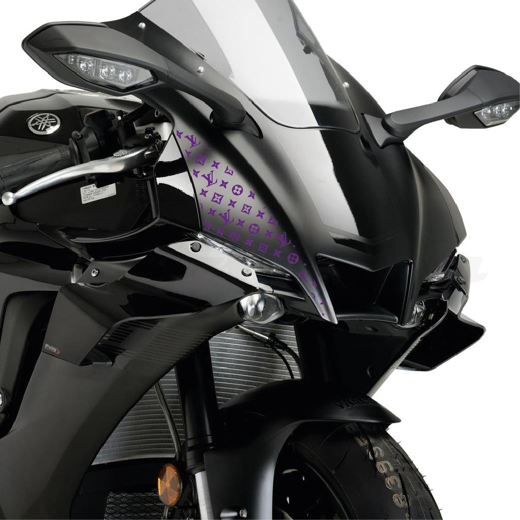 MARKALARLV 25x25cm Folyo Kesim Evrensel Desen Kaplama Mor