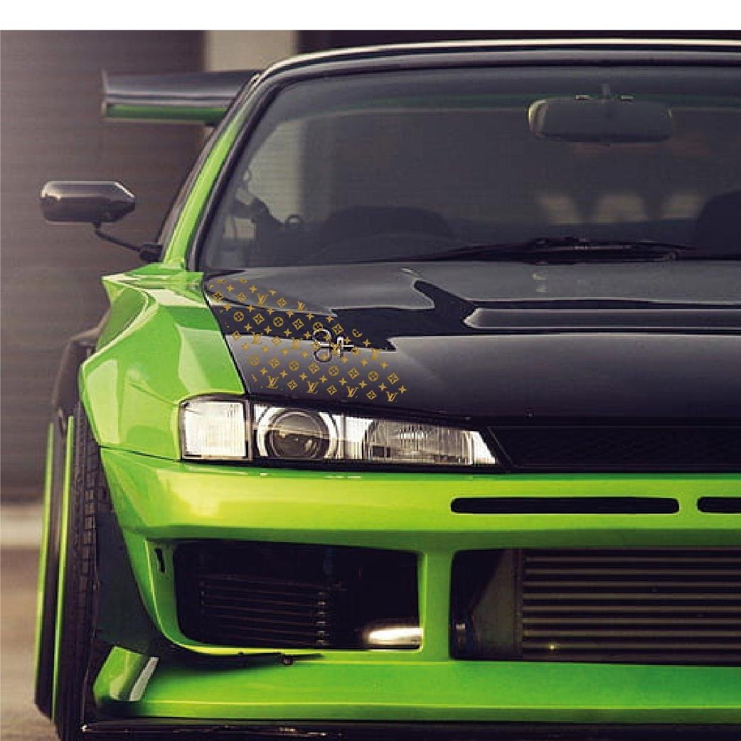 MARKALARLV 25x25cm Folyo Kesim Evrensel Desen Kaplama Gold 