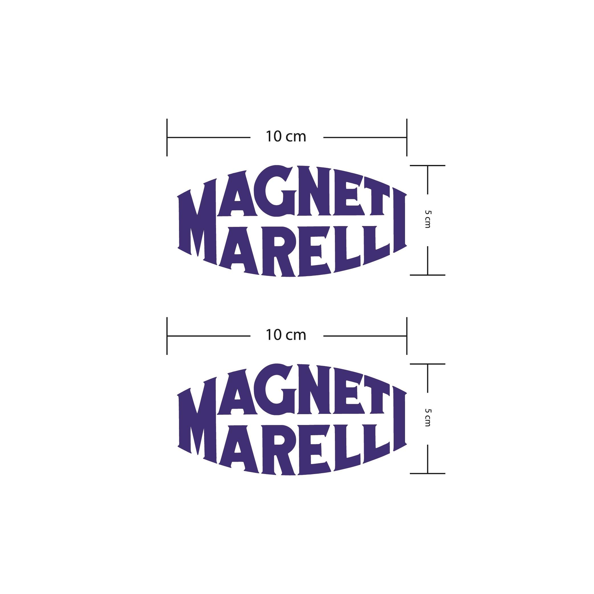 Magneti Marelli Lacivert Motosiklet Sponsor Markası Sticker Etiket Modeli