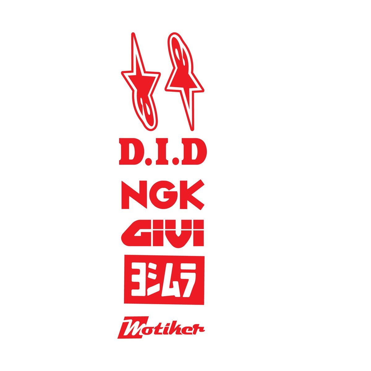Marka Mini Sticker Etiket Modeli