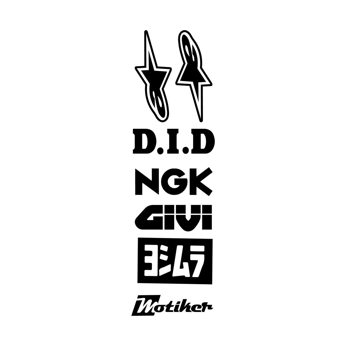 Marka Mini Sticker Etiket Modeli