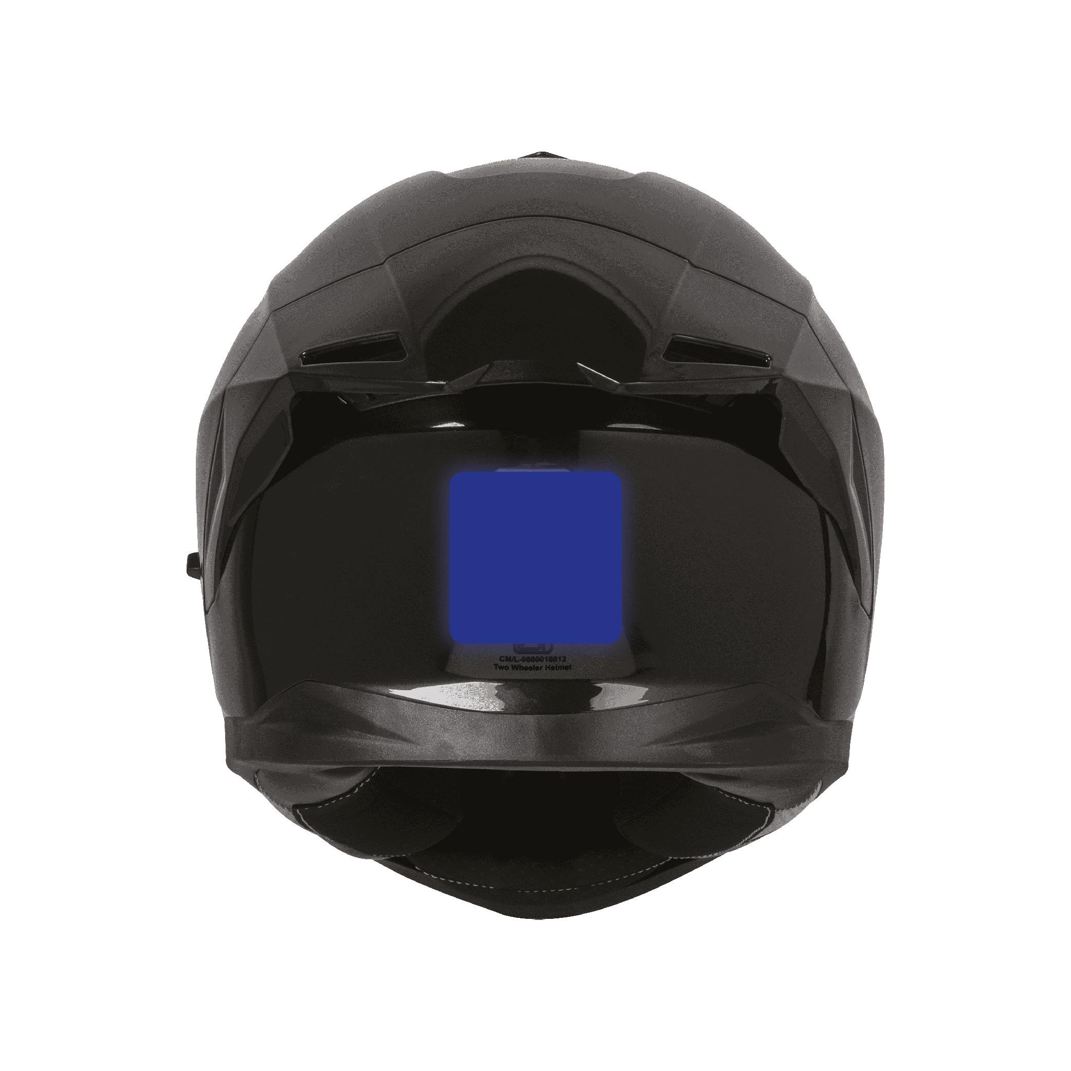 Reflective StickerMavi Reflective (Reflektif) 2'li Kare Sticker Paketi Otomobil Motosiklet Reflektif Parlayan Sticker Etiket Modeli