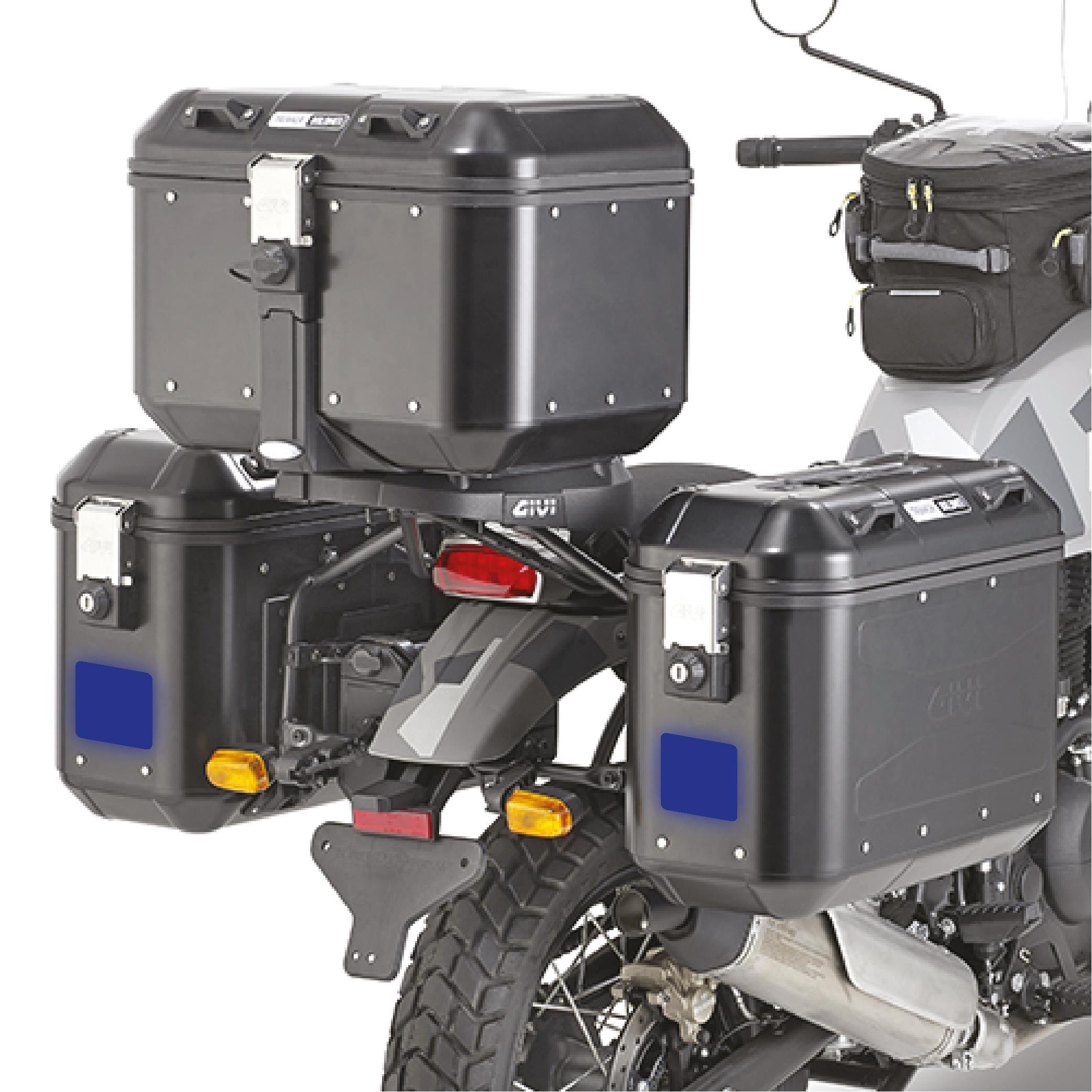 Reflective StickerMavi Reflective (Reflektif) 2'li Kare Sticker Paketi Otomobil Motosiklet Reflektif Parlayan Sticker Etiket Modeli