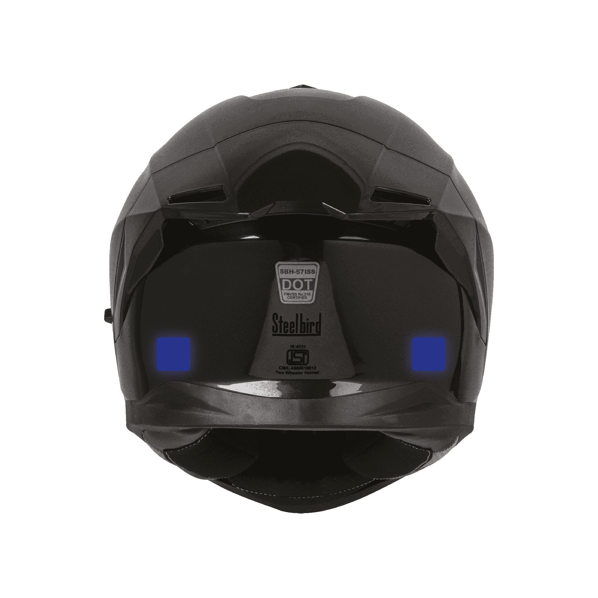 Reflective StickerMavi Reflective (Reflektif) 6'lı Kare Sticker Paketi Otomobil Motosiklet Reflektif Parlayan Sticker Etiket Modeli