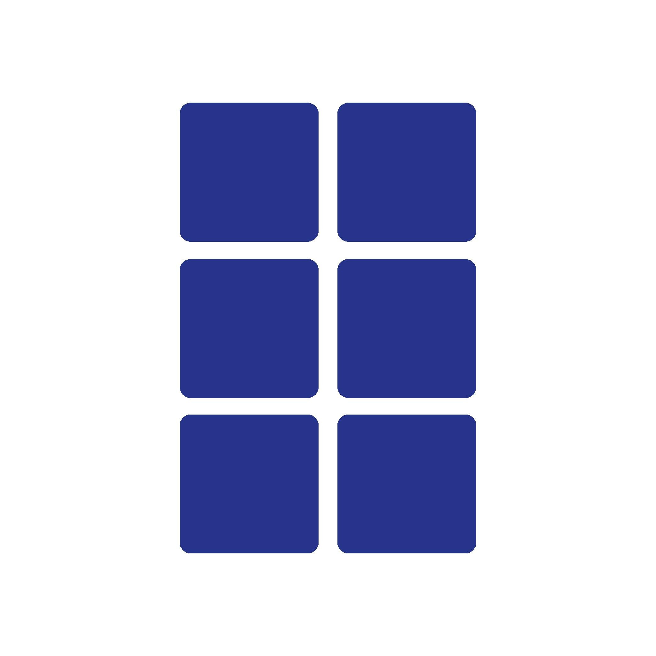 Reflective StickerMavi Reflective (Reflektif) 6'lı Kare Sticker Paketi Otomobil Motosiklet Reflektif Parlayan Sticker Etiket Modeli