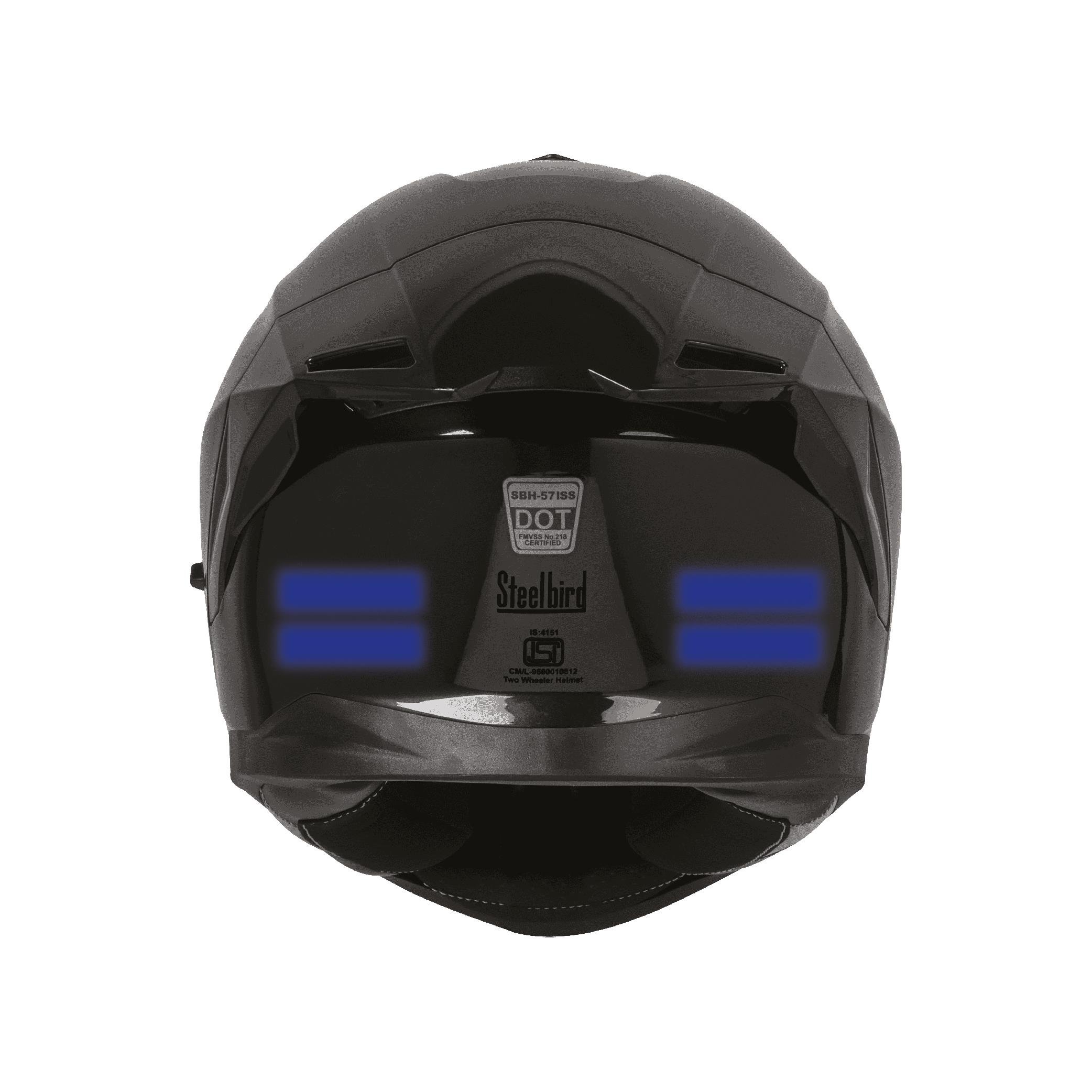 Reflective StickerMavi Reflective (Reflektif) Sticker Paketi 8'li Otomobil Motosiklet Reflektif Parlayan Sticker Etiket Modeli