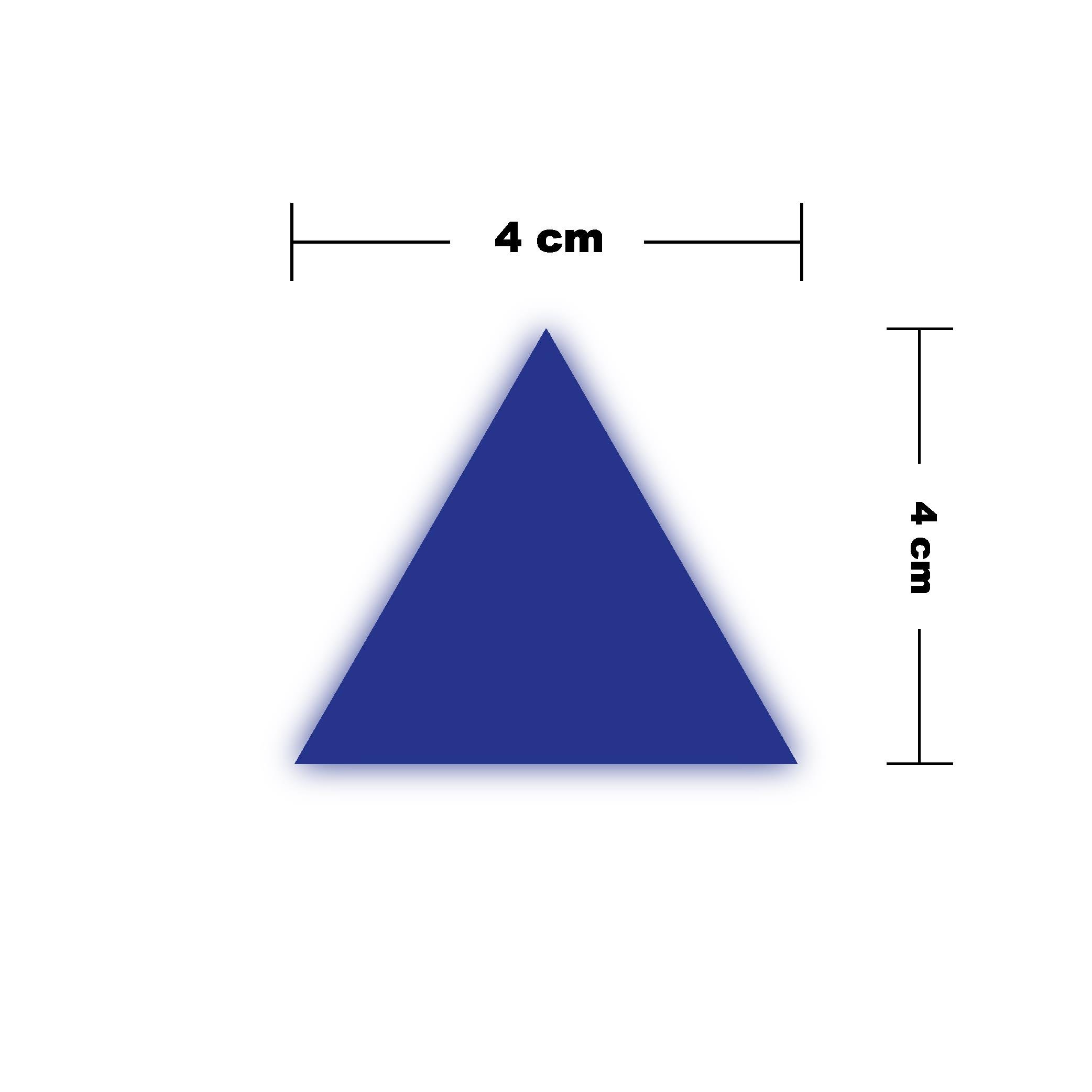 Reflective StickerMavi Reflective (Reflektif) Üçgen Sticker Paketi 9'lu Otomobil Motosiklet Reflektif Parlayan Sticker Etiket Modeli