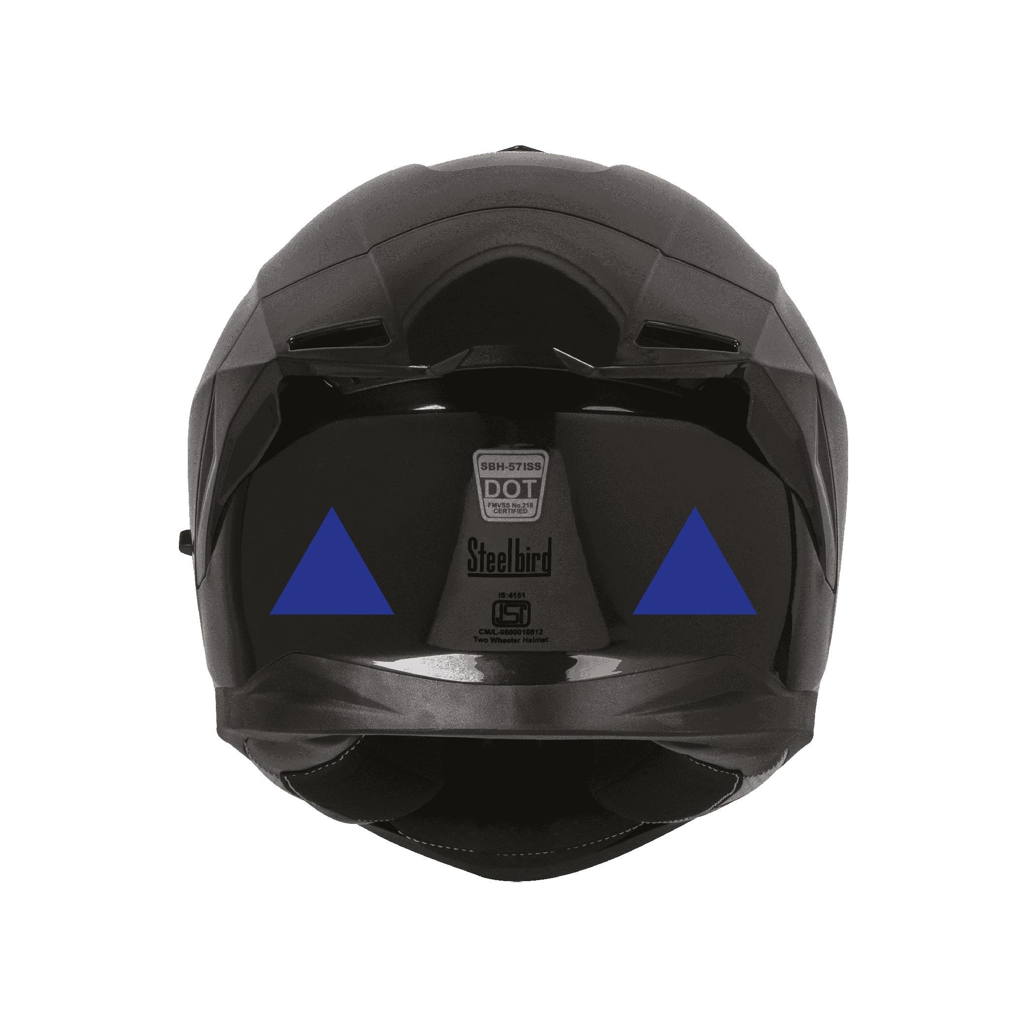 Reflective StickerMavi Reflective (Reflektif) Üçgen Sticker Paketi 9'lu Otomobil Motosiklet Reflektif Parlayan Sticker Etiket Modeli