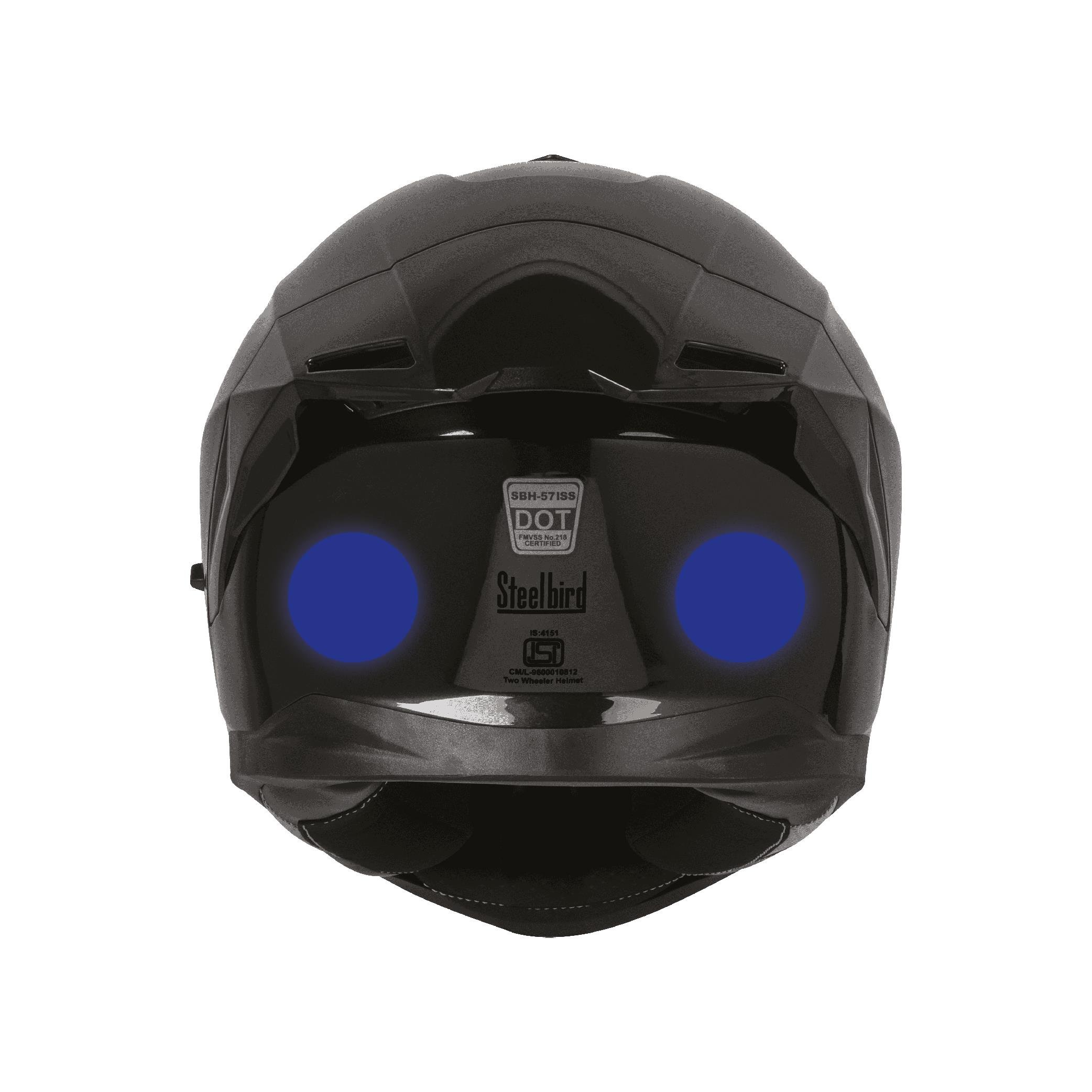 Reflective StickerMavi Reflective (Reflektif) Yuvarlak Sticker Paketi 8'li Otomobil Motosiklet Reflektif Parlayan Sticker Etiket Modeli