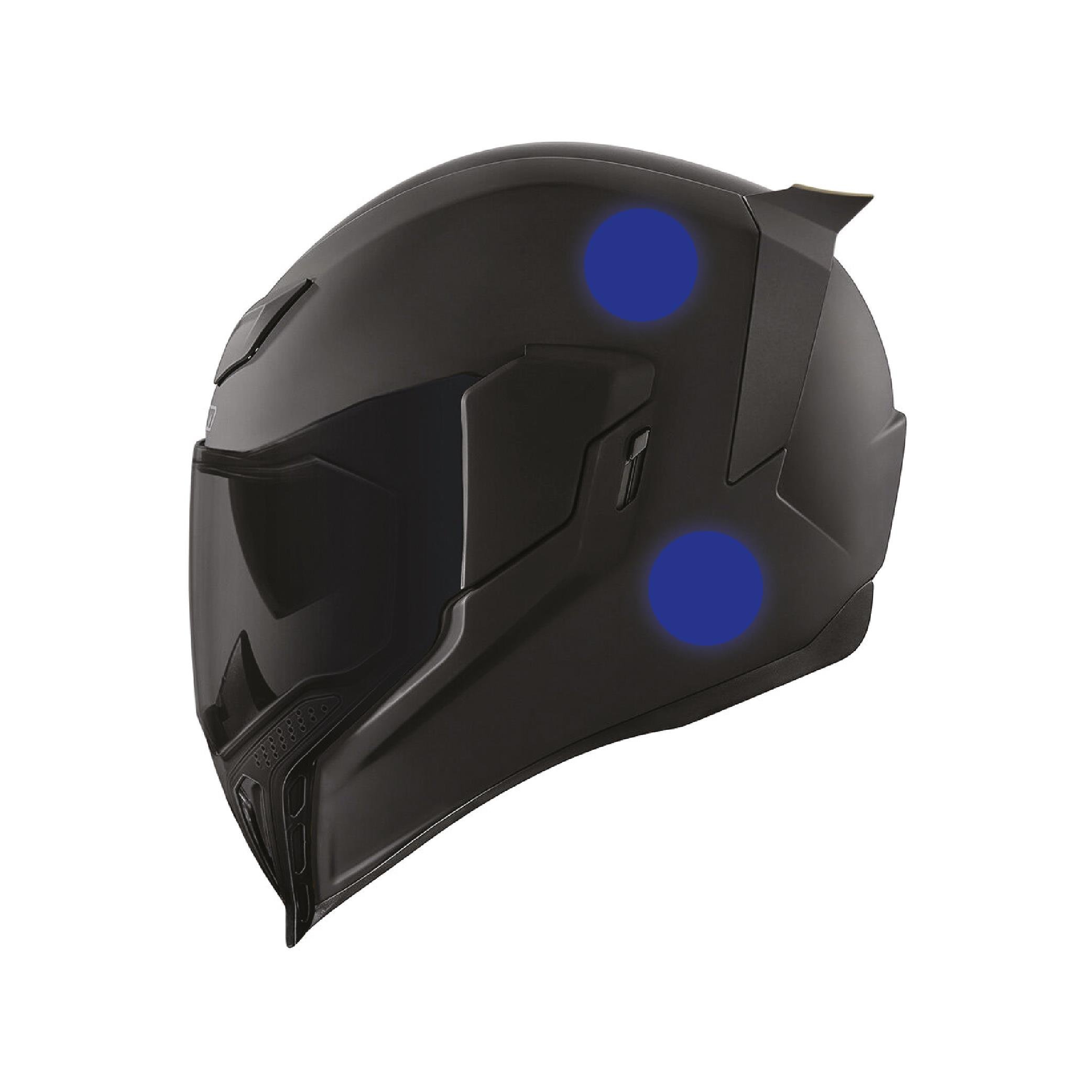 Reflective StickerMavi Reflective (Reflektif) Yuvarlak Sticker Paketi 8'li Otomobil Motosiklet Reflektif Parlayan Sticker Etiket Modeli