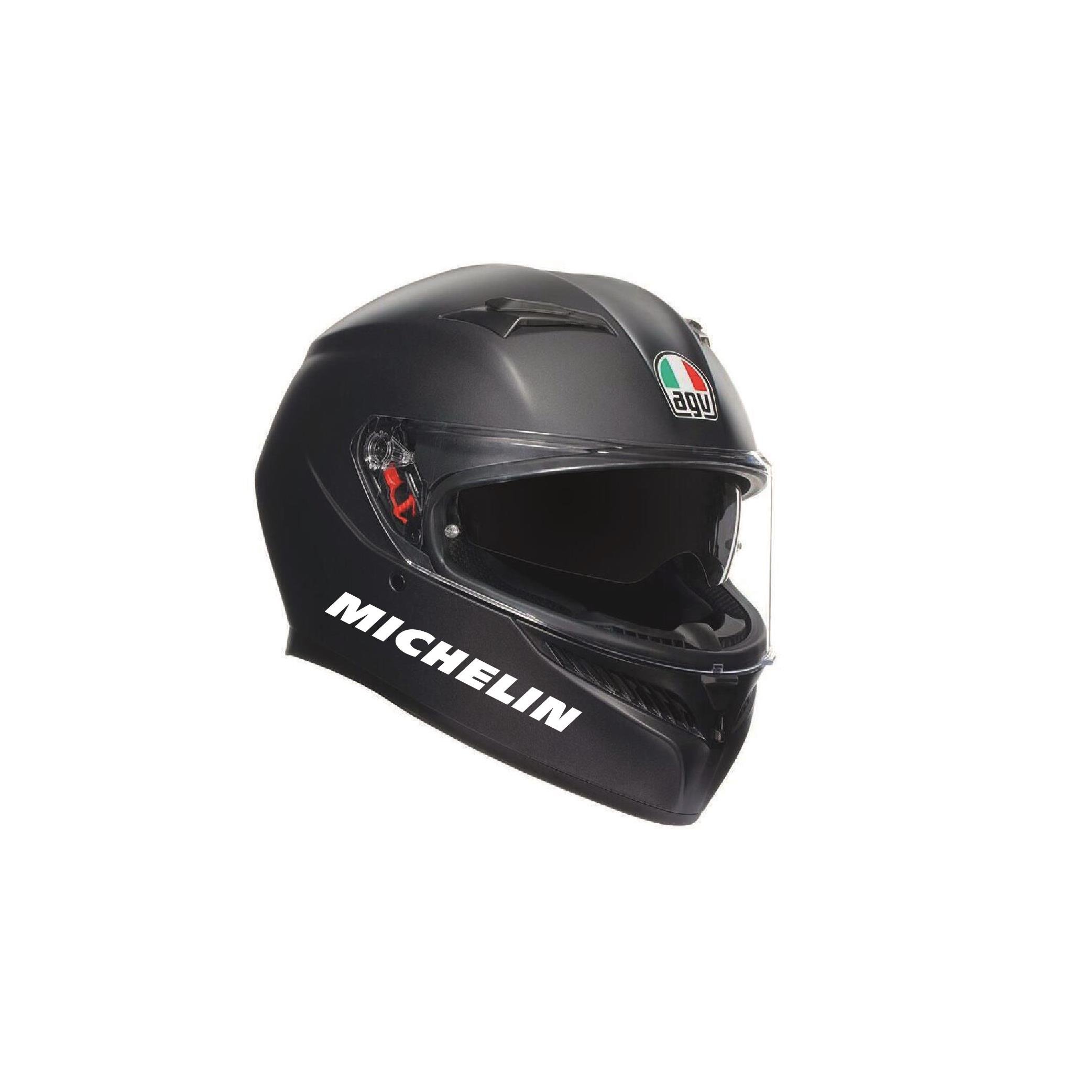 Michelin Beyaz Motosiklet Sponsor Markası Sticker Etiket Modeli