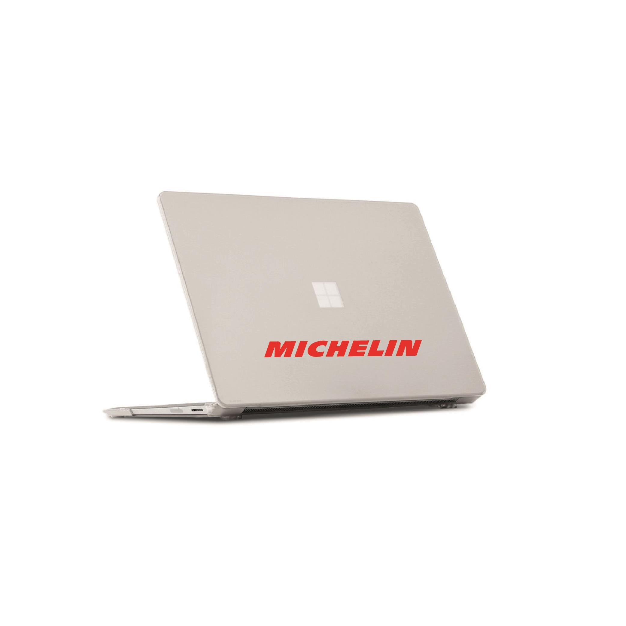 Michelin Kırmızı Motosiklet Sponsor Markası Sticker Etiket Modeli