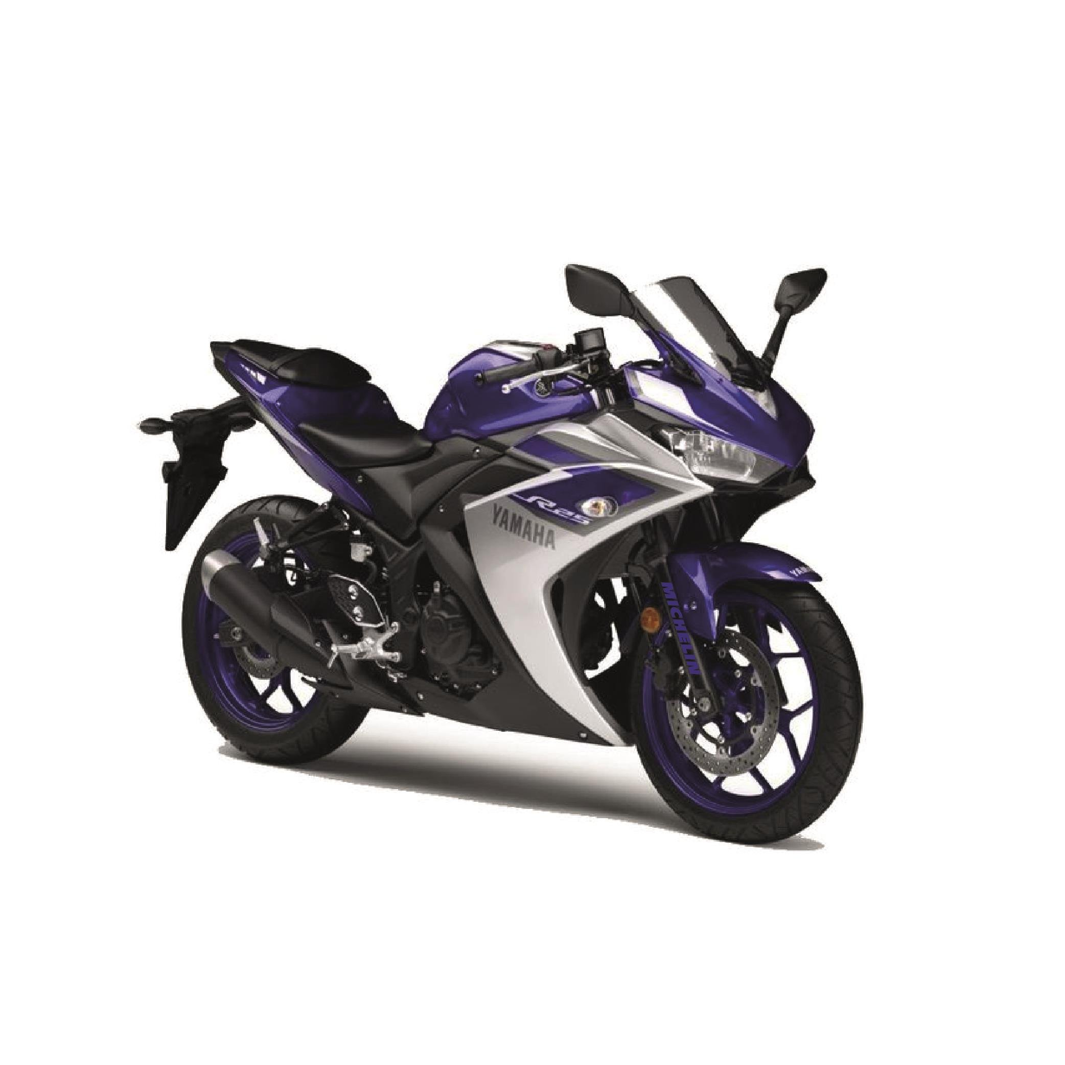 Michelin Lacivert Motosiklet Sponsor Markası Sticker Etiket Modeli