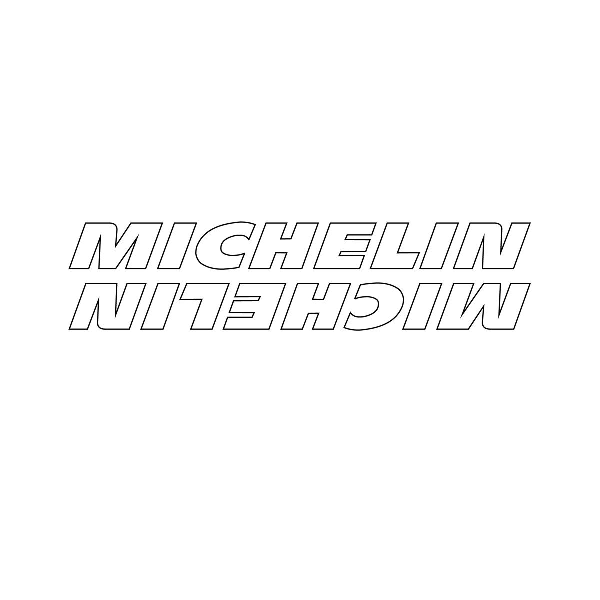 Michelin Mini Sticker Etiket Modeli