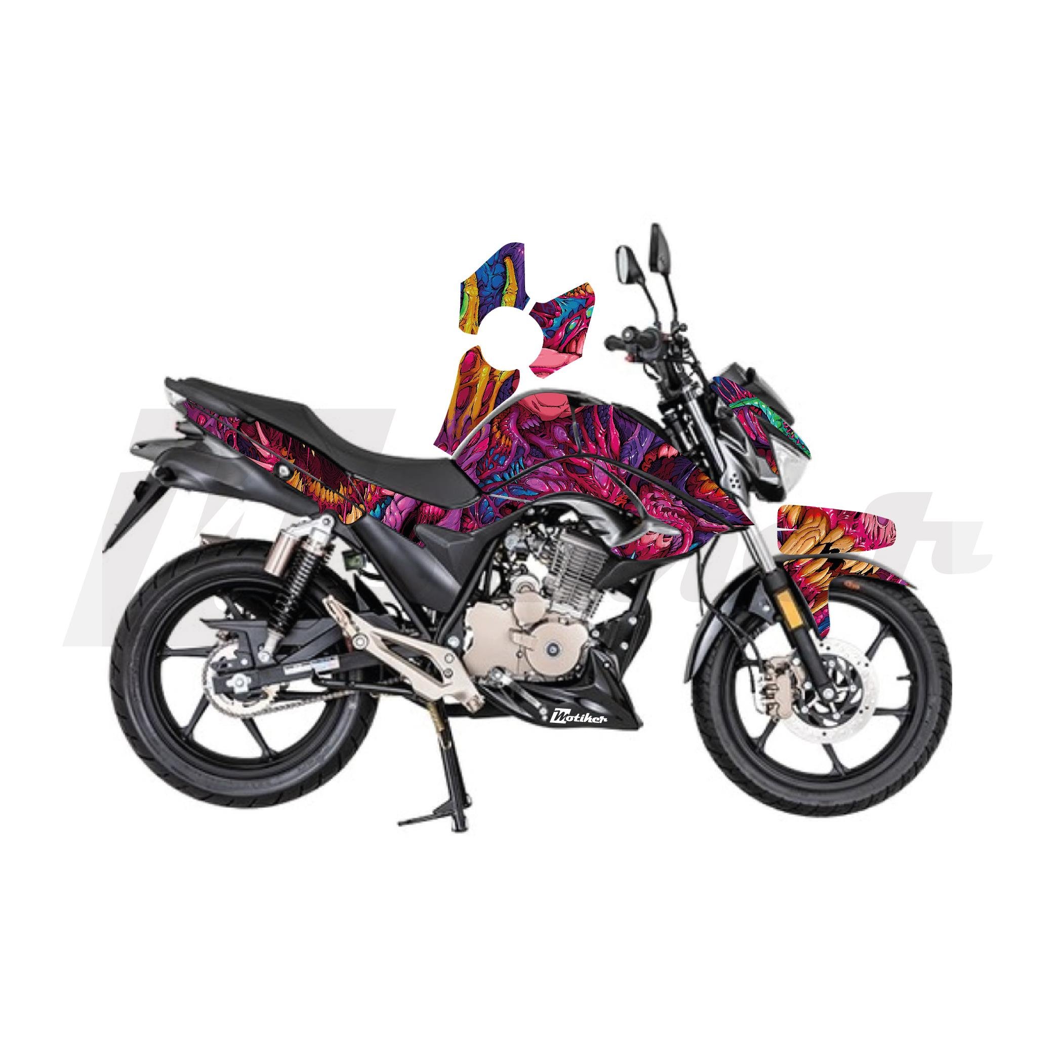 DiğerMonidal Drift L Hyper Beast Sticker Etiket Kaplama Modeli Pembe Mor Mavi