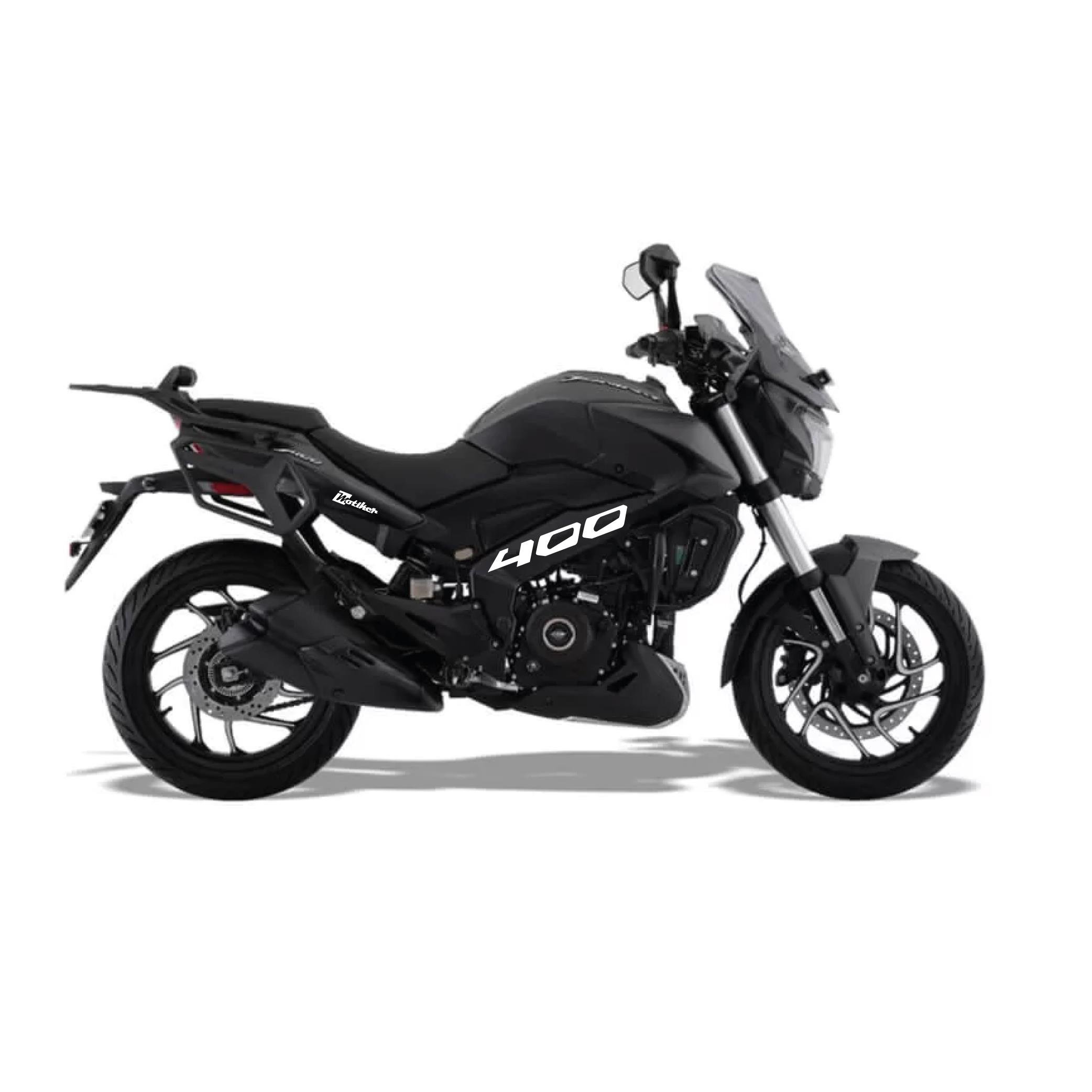 DOMINAR 400Motiker Bajaj Dominar Beyaz 400 Yazı Sticker Etiket Modeli