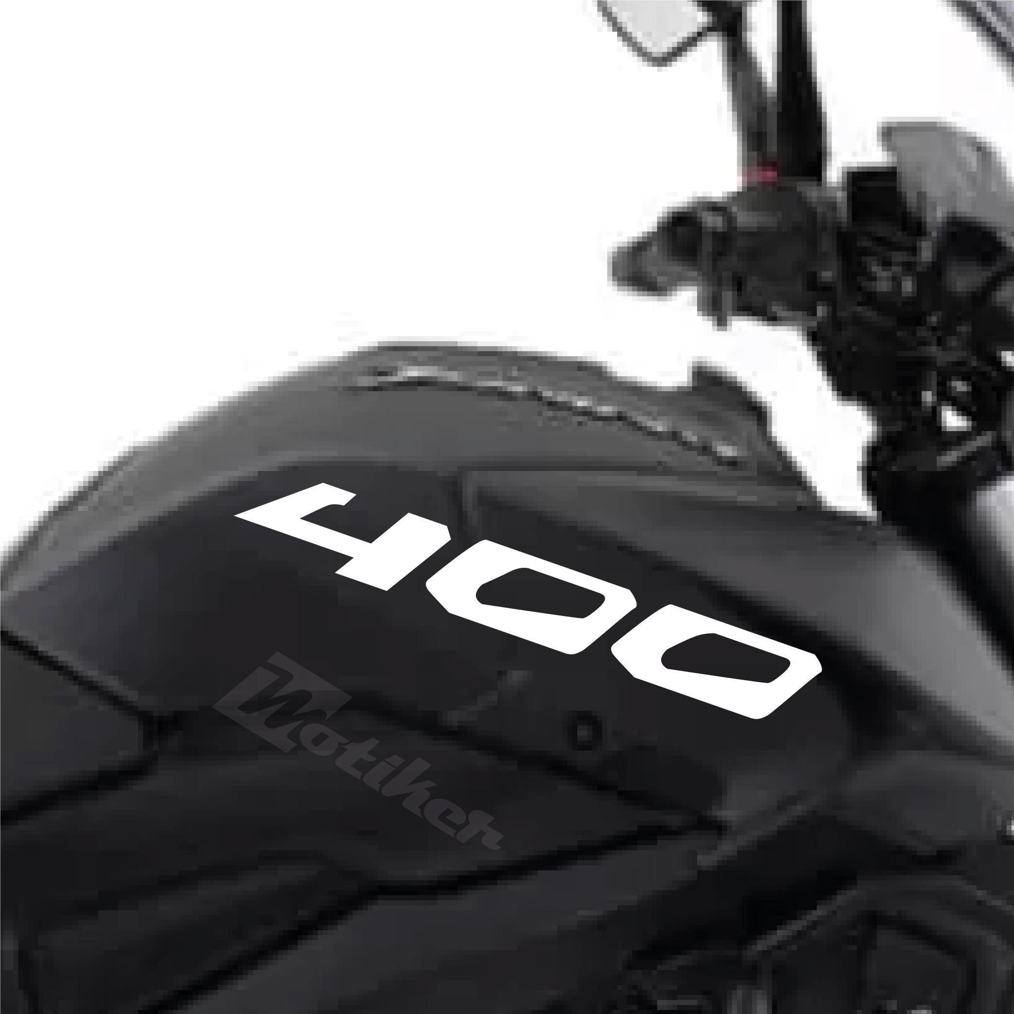 DOMINAR 400Motiker Bajaj Dominar Beyaz 400 Yazı Sticker Etiket Modeli