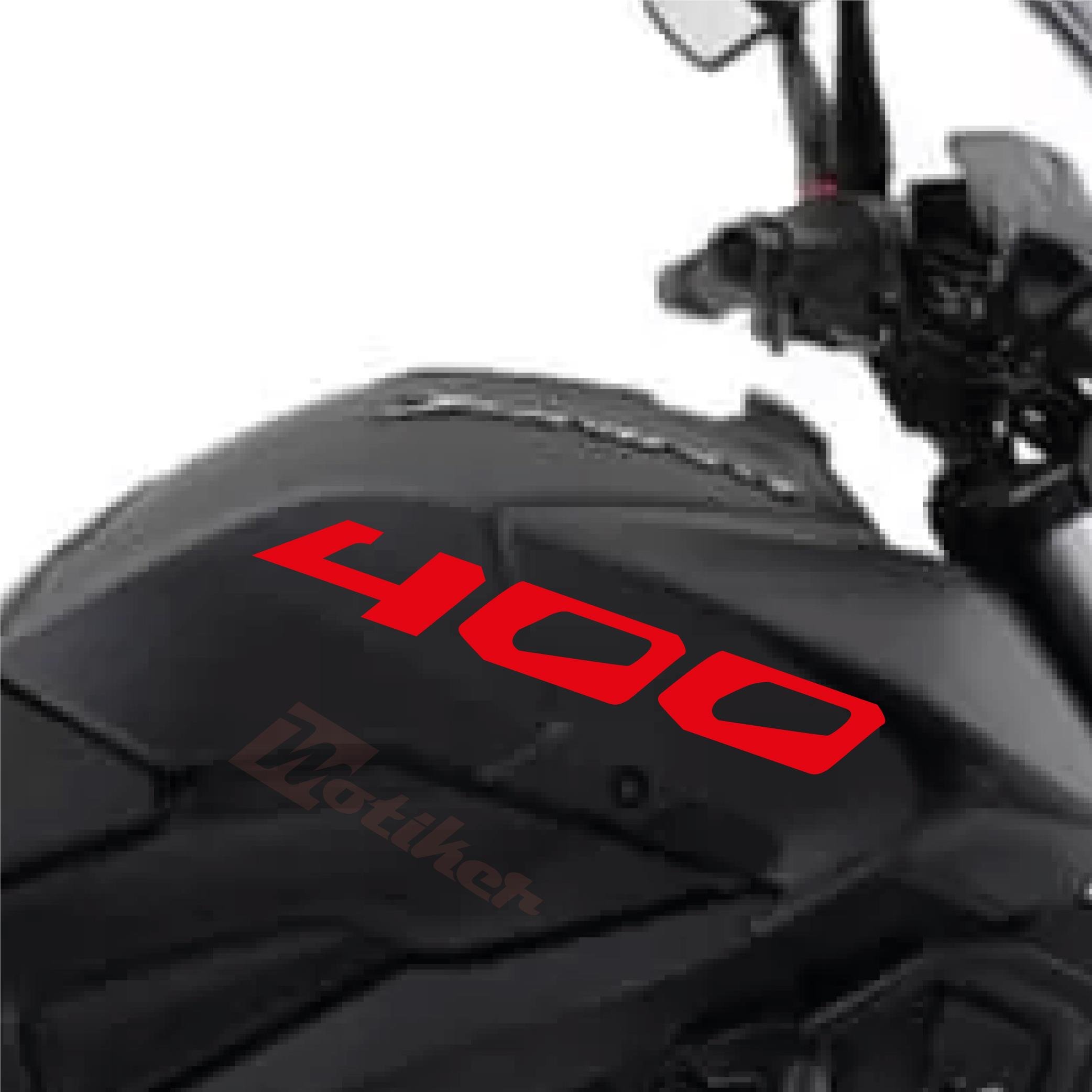 DOMINAR 400Motiker Bajaj Dominar Kırmızı 400 Yazı Sticker Etiket Modeli