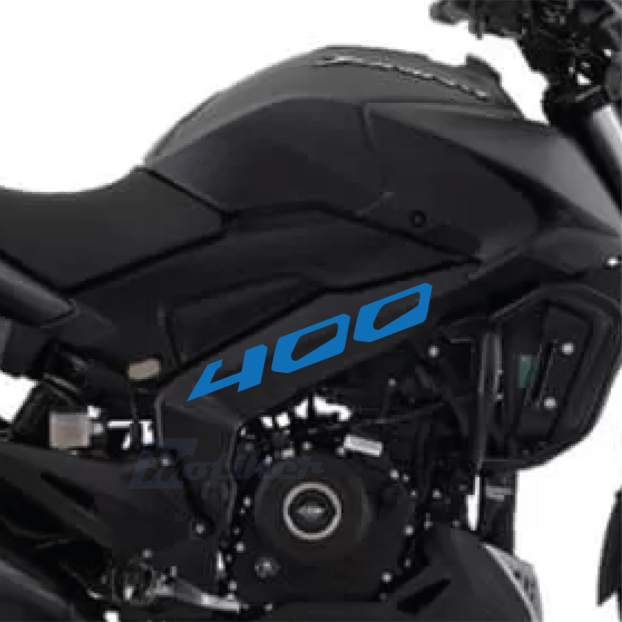 DOMINAR 400Motiker Bajaj Dominar Mavi 400 Yazı Sticker Etiket Modeli
